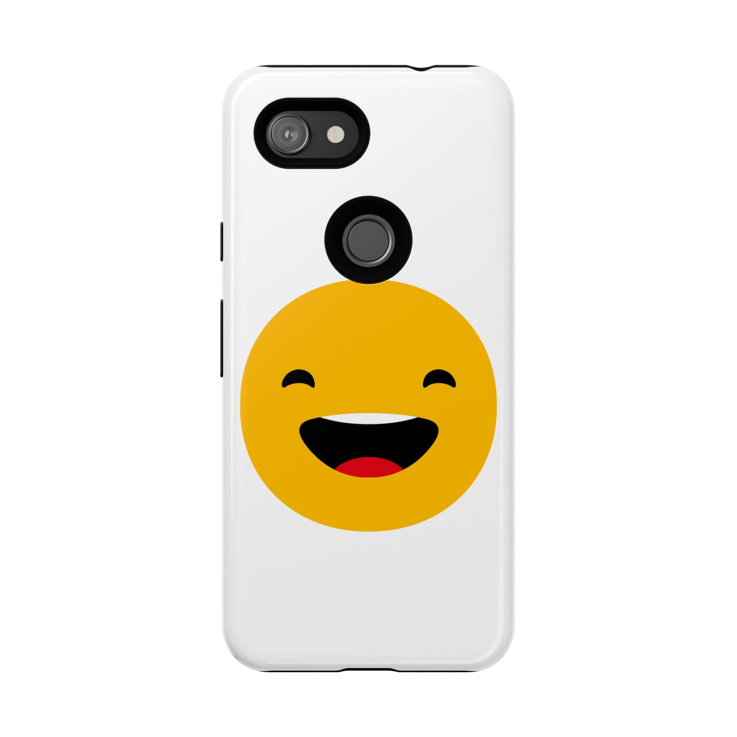 Happy Face Tough Phone Case - Durable Protection with Smile Design