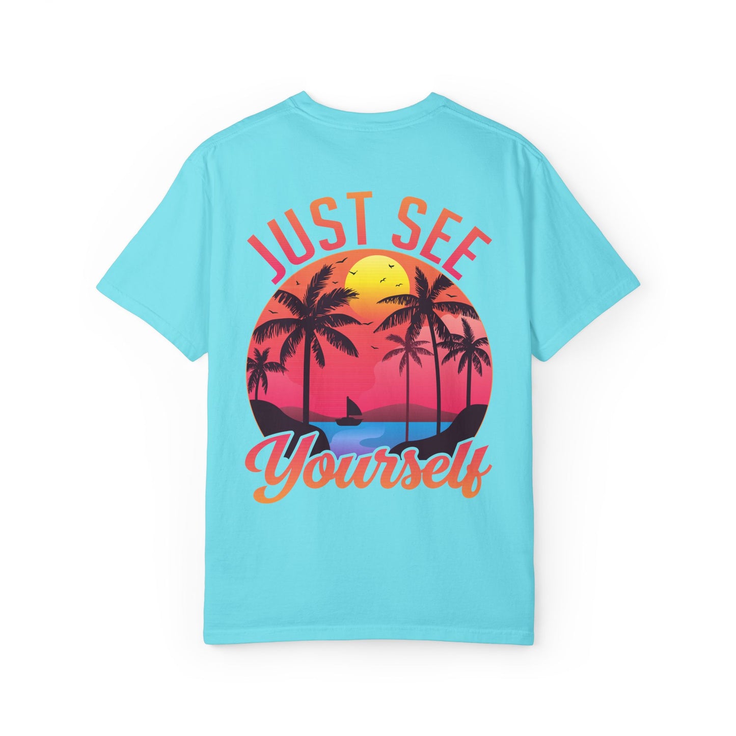 Tropical Vibes T-Shirt, Summer Casual Tee, Unisex Streetwear, Vacation Shirt, Beach Life Apparel, Gift for Travelers