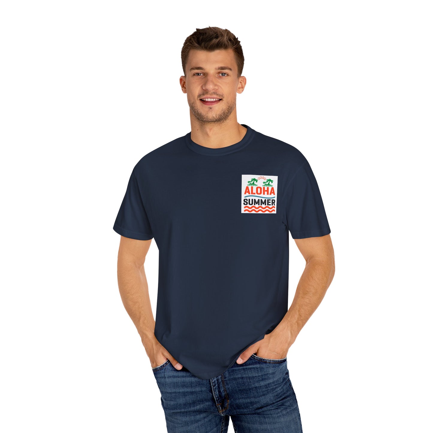 Aloha Summer Unisex T-Shirt, Beach Shirt, Vacation Tee, Summer Apparel, Tropical Graphic Tee, iconic Waikiki Beach Maui ,Oahu