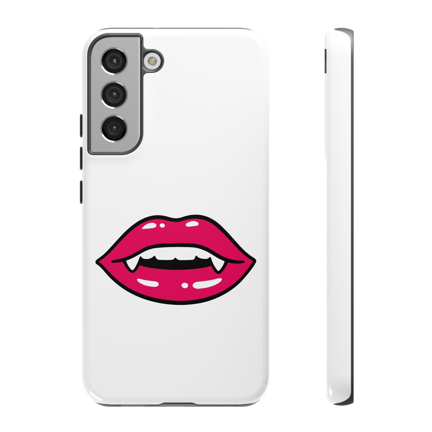 Vampire Mouth Phone Case - Tough Cases for Halloween, Gift for Spooky Lovers, Quirky Phone Accessories, Fun Tech Gear