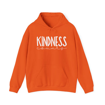 Motivational Hooded Sweatshirt - "Kindness" - Gifts for Fitness Enthusiasts, Cozy Casual Wear, Inspirational