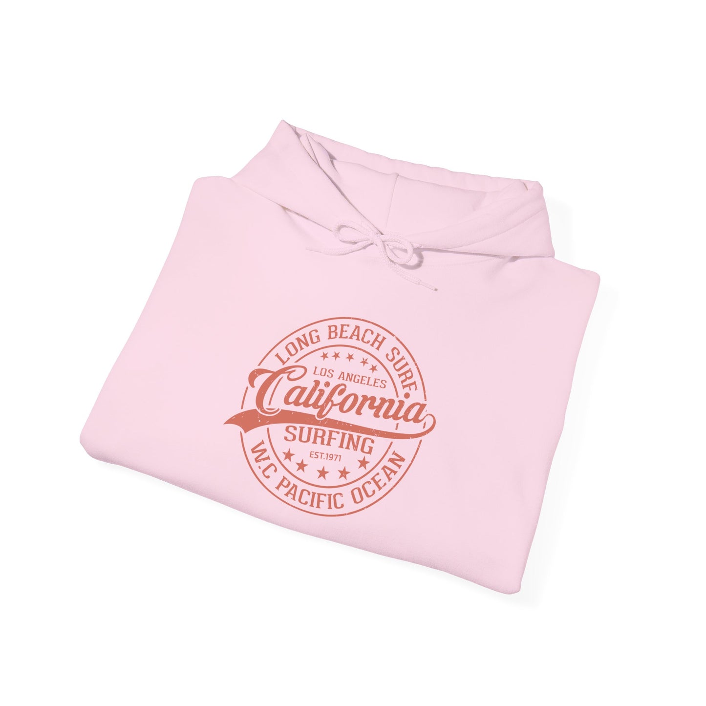 California Surf Hoodie, Cozy Sweatshirt for Beach Lovers, Perfect Gift for Surfers, Summer Vibes Apparel, Unisex Surfing