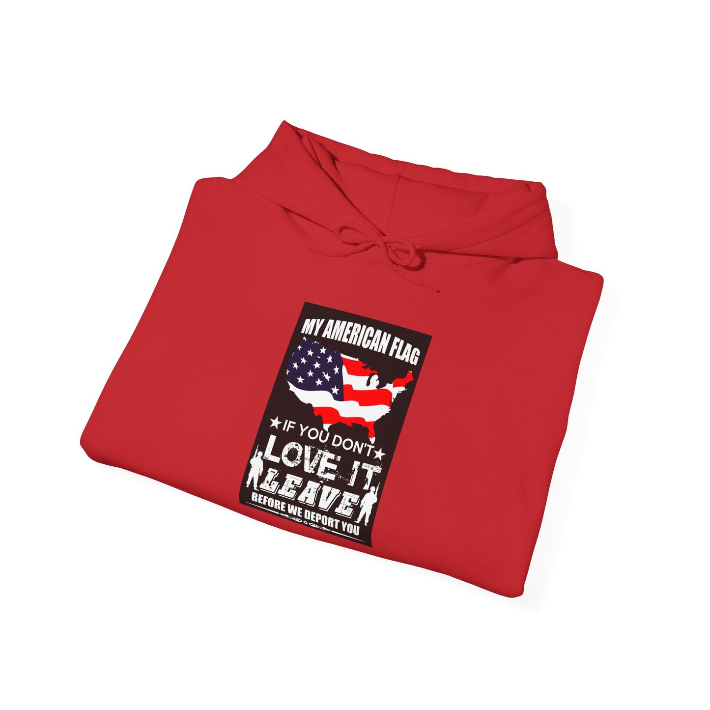 American Flag Hoodie, Patriotic Sweatshirt, Veterans Gift, July 4th Apparel, Unisex Clothing