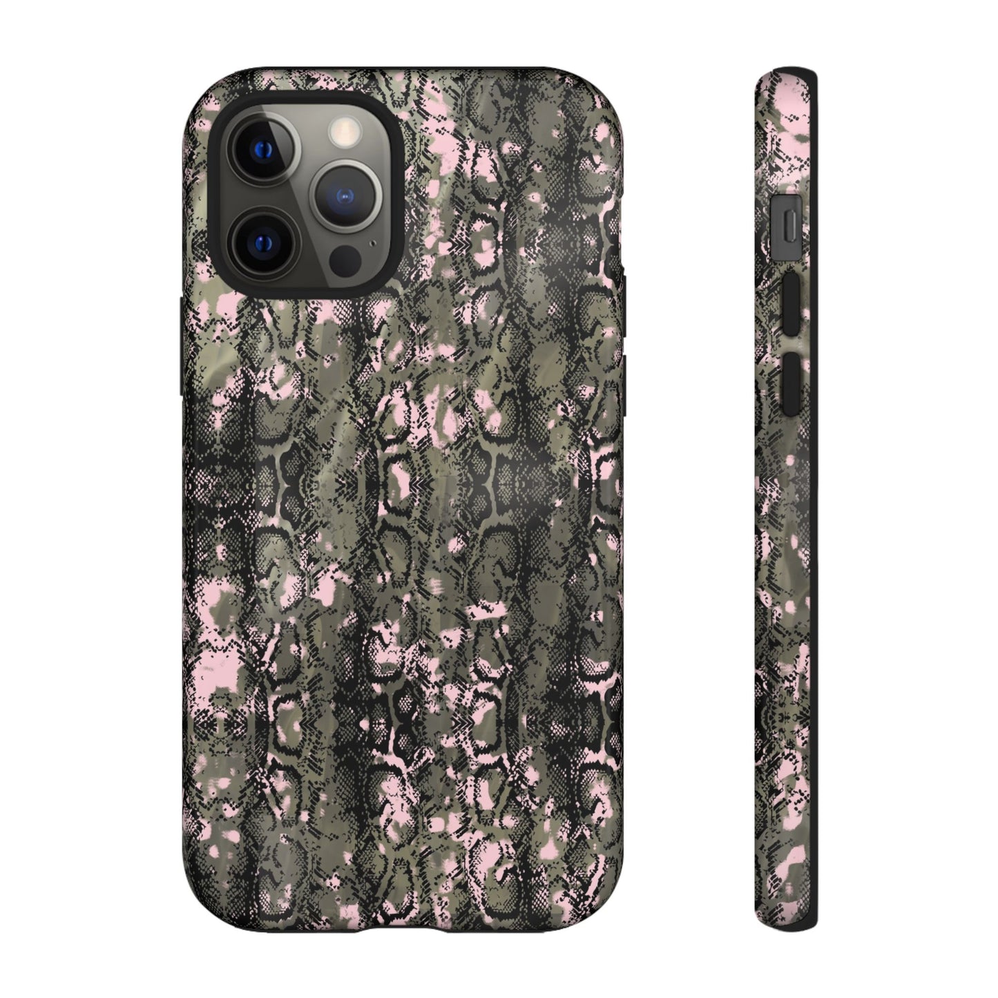Stylish Snake Print Phone Case for Tough Protection