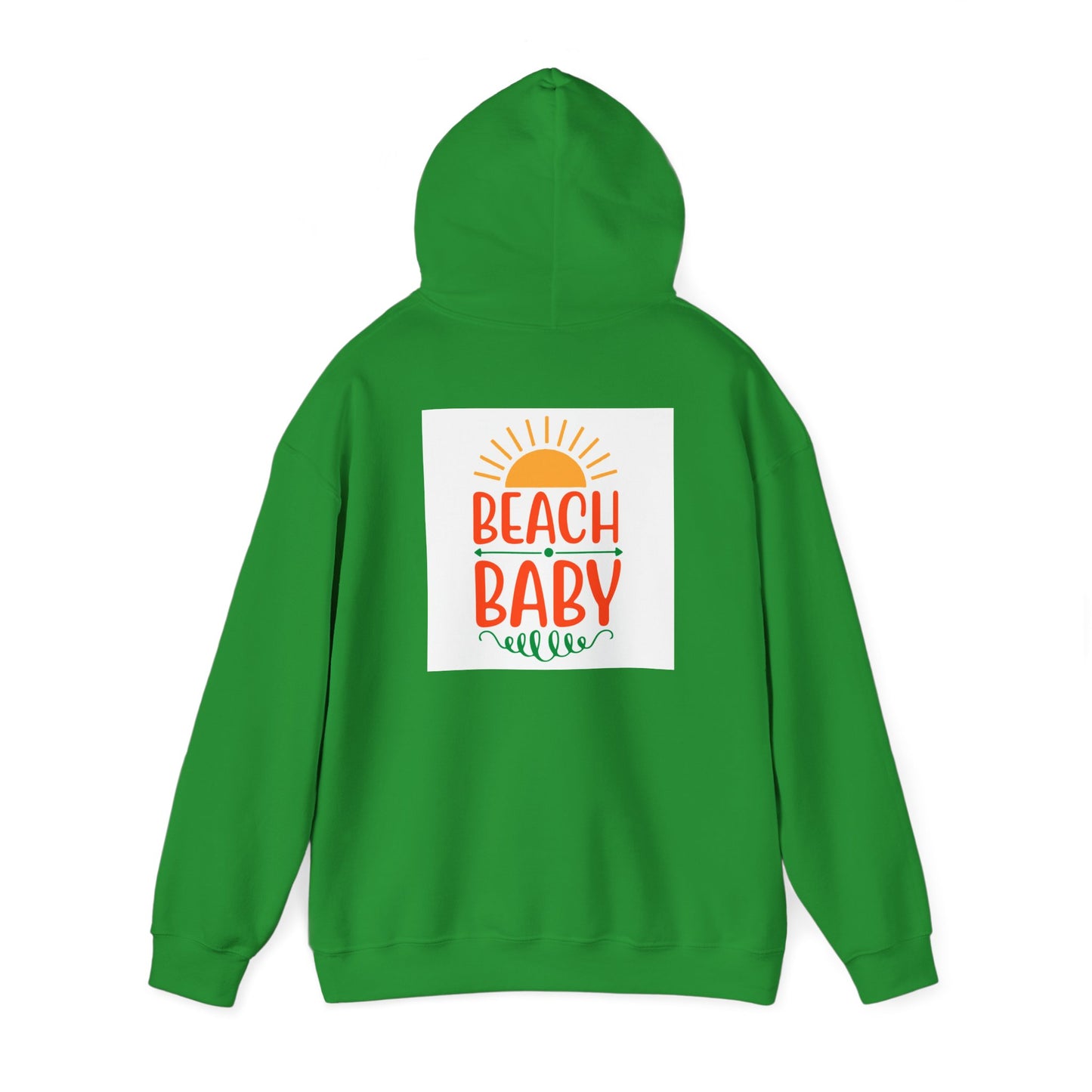 Beach Baby Hooded Sweatshirt | Summer Vibes, Beach Lover Gift, Unisex Casual Wear, Cozy Hoodie, Fun Beachwear
