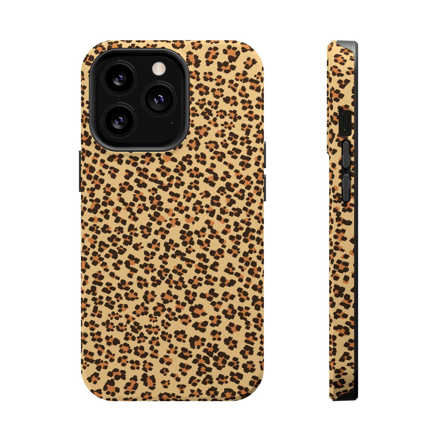 Leopard Print Magnetic Tough Case for iPhone – Bold Style, Rugged Protection Make a fierce statement while keeping your iPhone safe with this stylish and durable magnetic tough case featuring a trendy leopard print design.