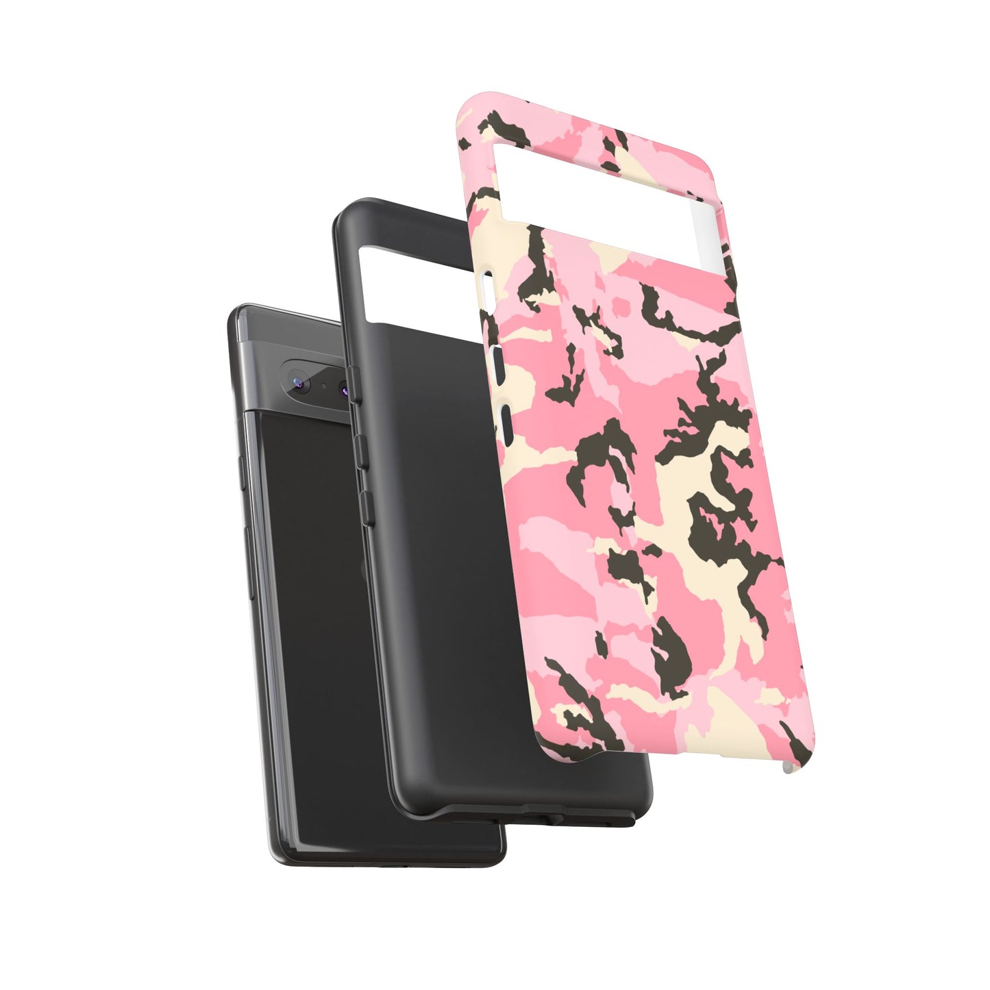 Stylish Pink Camouflage Phone Case – Tough Cases for Trendsetters