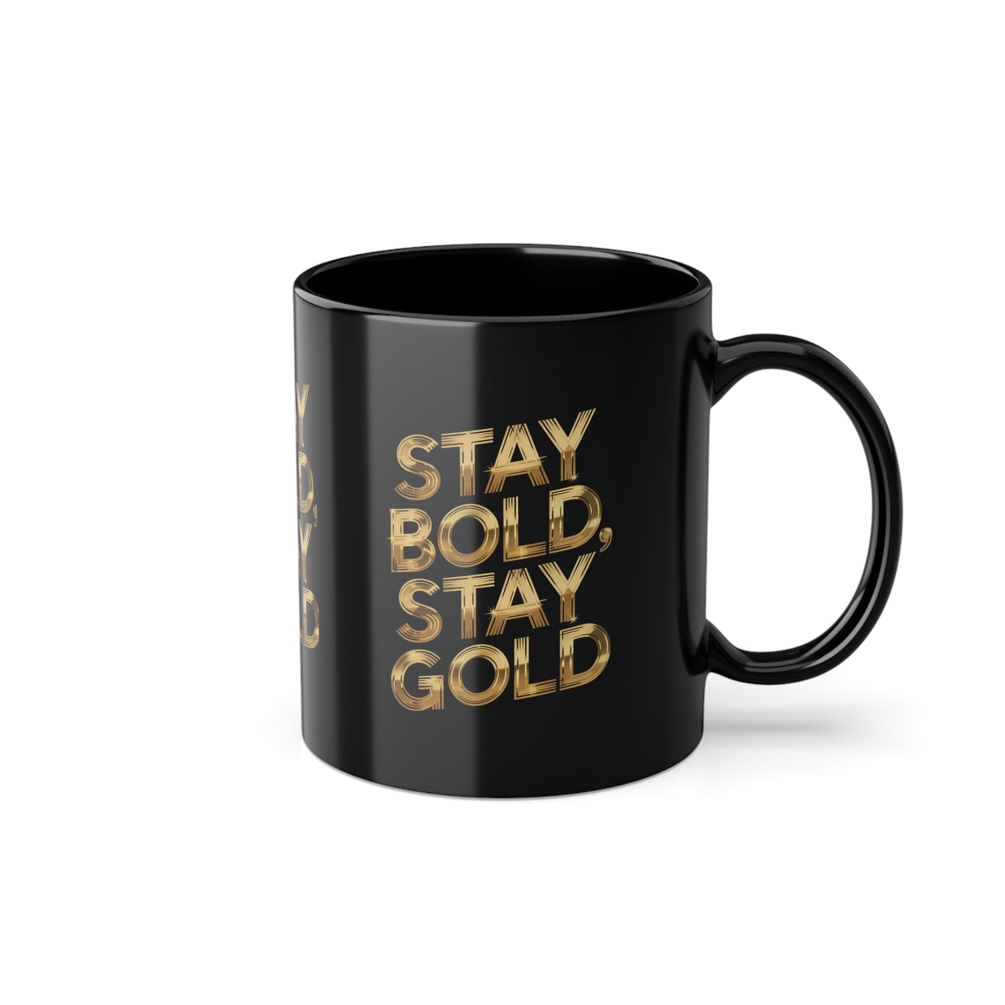 Black Coffee Cup, 11oz