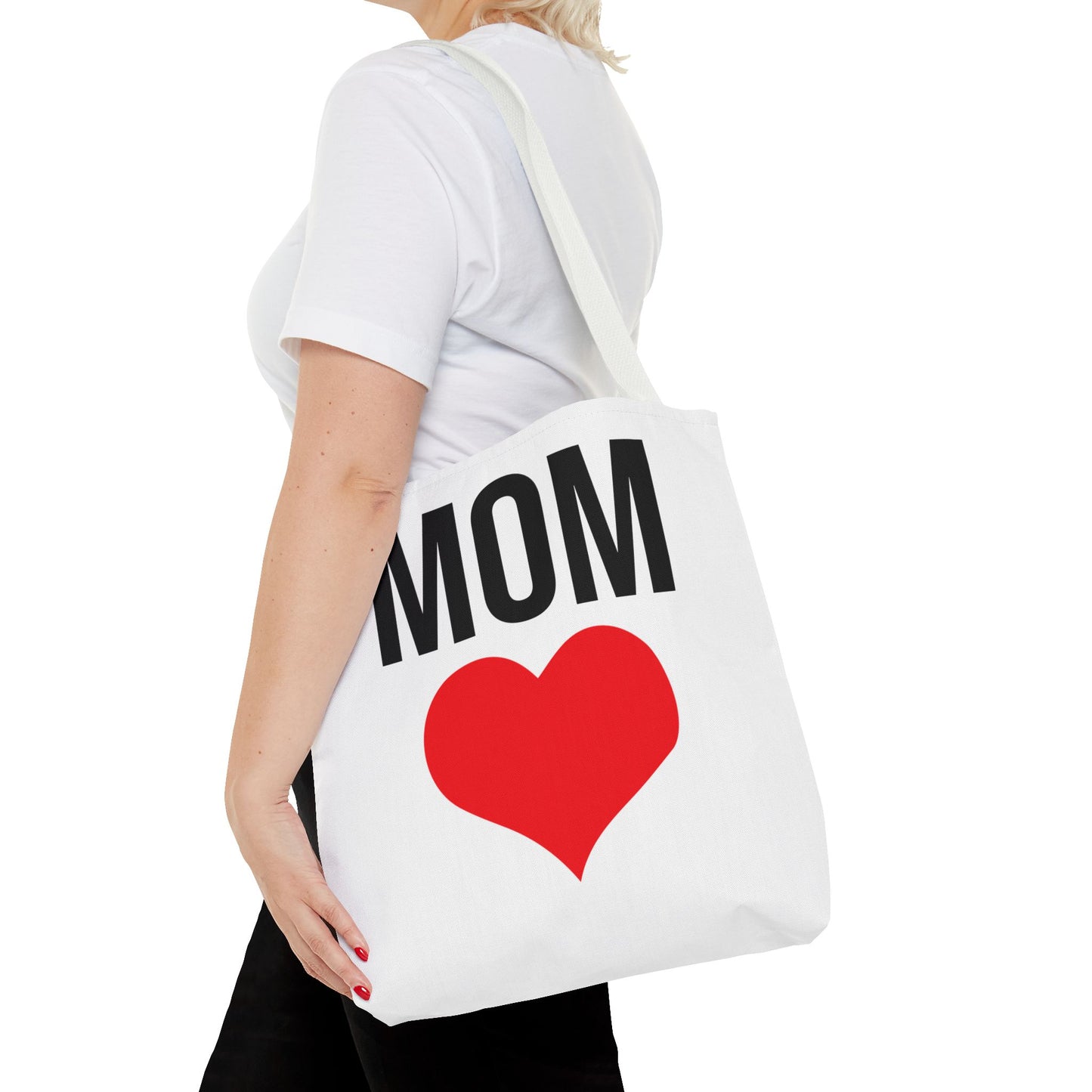 Mom Love Tote Bag | Perfect for Mother's Day, Birthday Gift, Grocery Shopping, Personalized Gift, Eco-Friendly