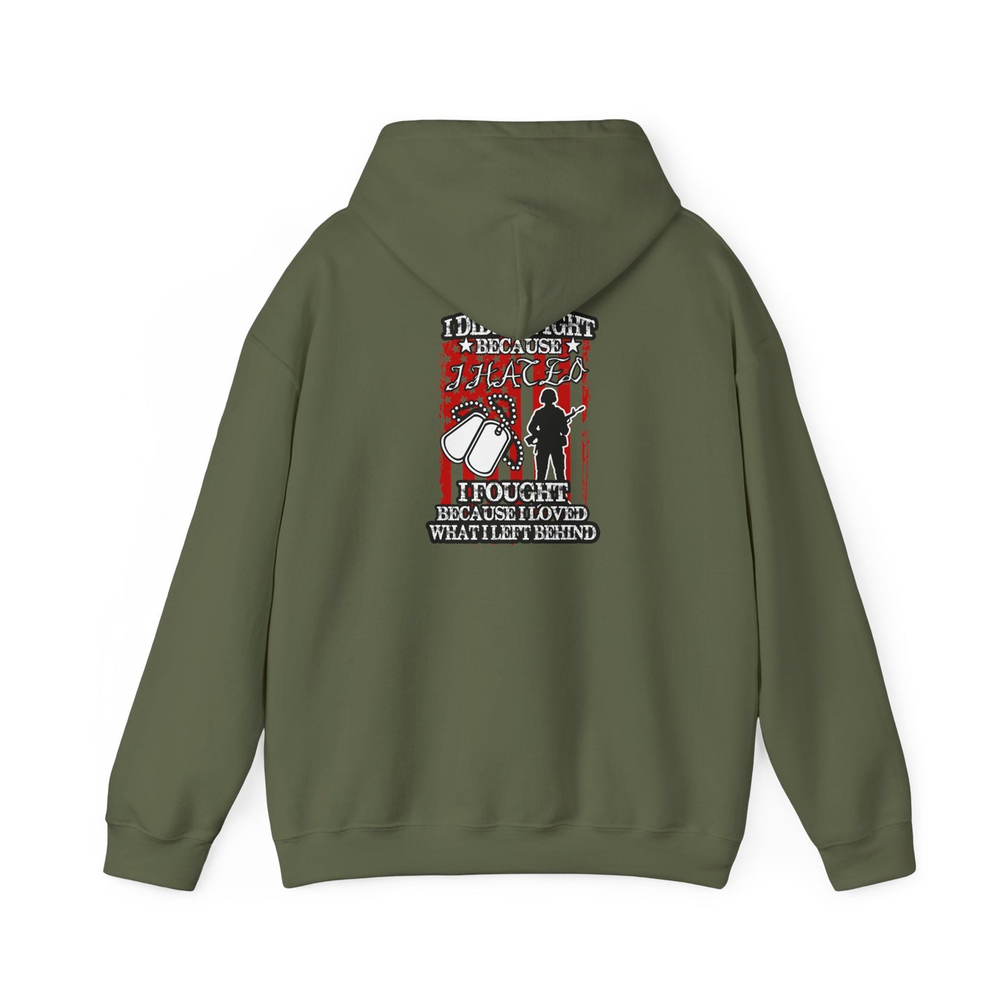 Military Supporter Hoodie, Patriotic Sweatshirt, Independence Day Gift, Veteran Clothing, USA Flag Apparel