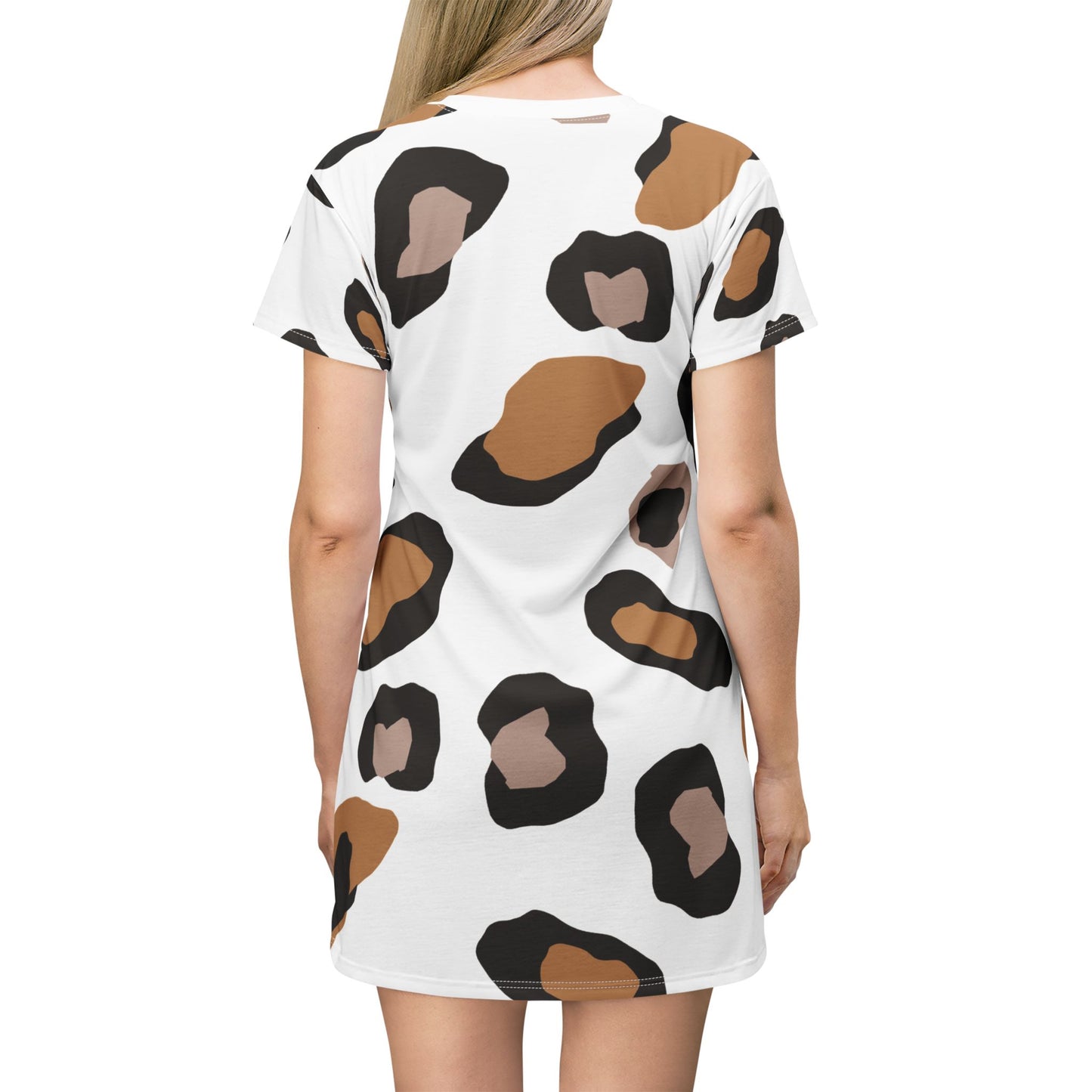 Leopard Print T-Shirt Dress | Casual Chic for Everyday Wear