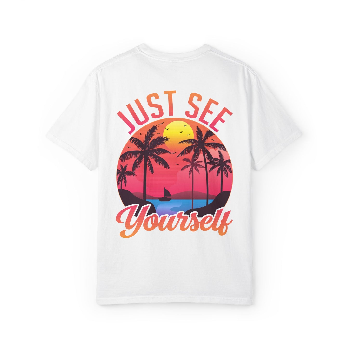 Tropical Vibes T-Shirt, Summer Casual Tee, Unisex Streetwear, Vacation Shirt, Beach Life Apparel, Gift for Travelers
