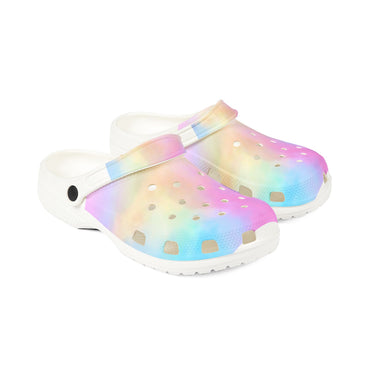 Rainbow Tie-Dye EVA Foam Clogs for Comfort and Fun