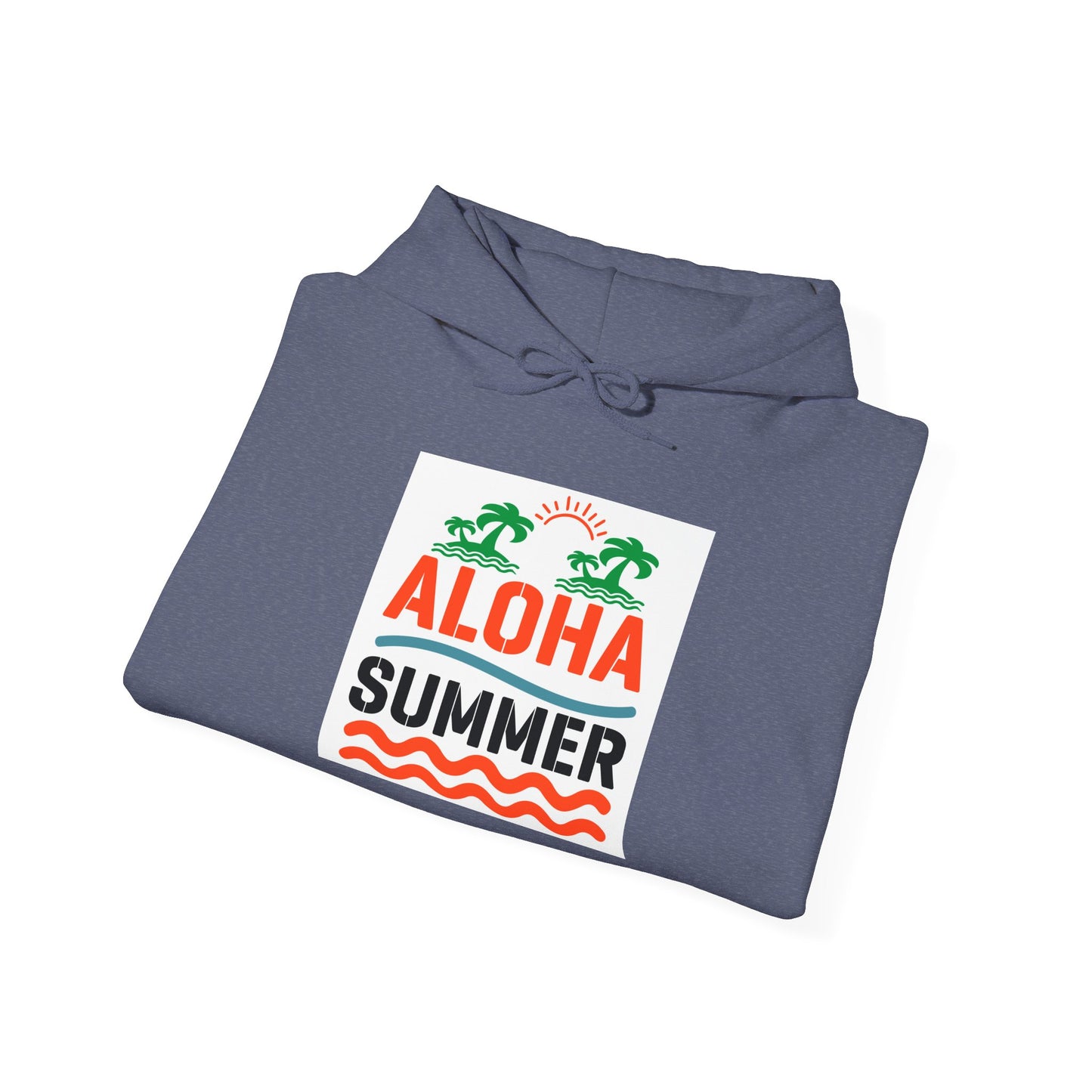 Aloha Summer Hoodie,Tropical Beach Wear,Unisex Sweatshirt,Vacation Outfit, Summer iconic Waikiki Beach Oahu combines urban
