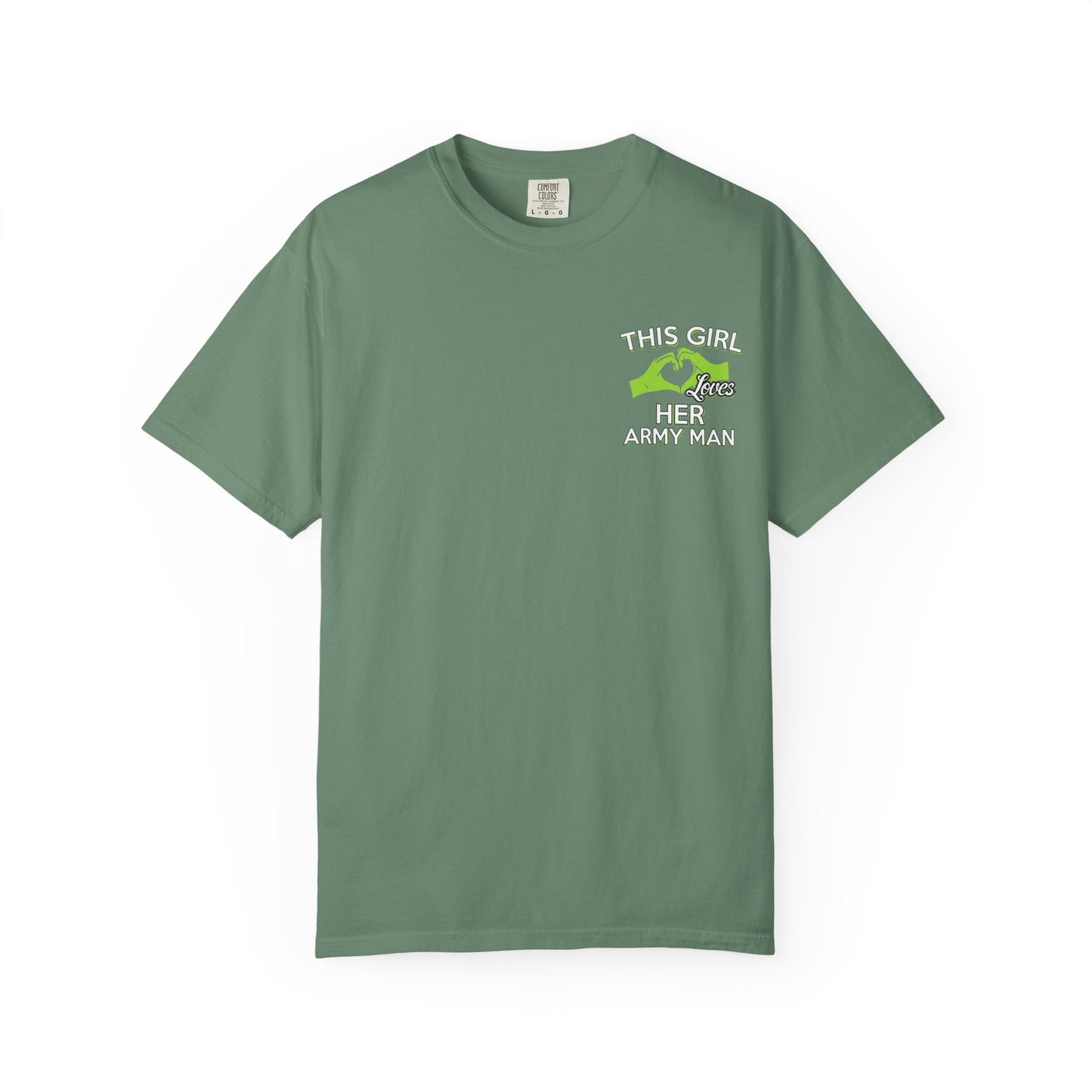 Army Wife Love T-shirt - Cute Gift for Military Girlfriends, Support Our Troops Apparel, Unisex Casual Tee, Army Partner