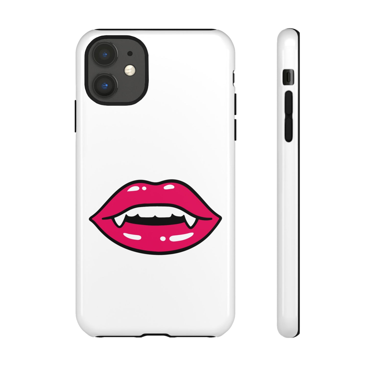 Vampire Mouth Phone Case - Tough Cases for Halloween, Gift for Spooky Lovers, Quirky Phone Accessories, Fun Tech Gear