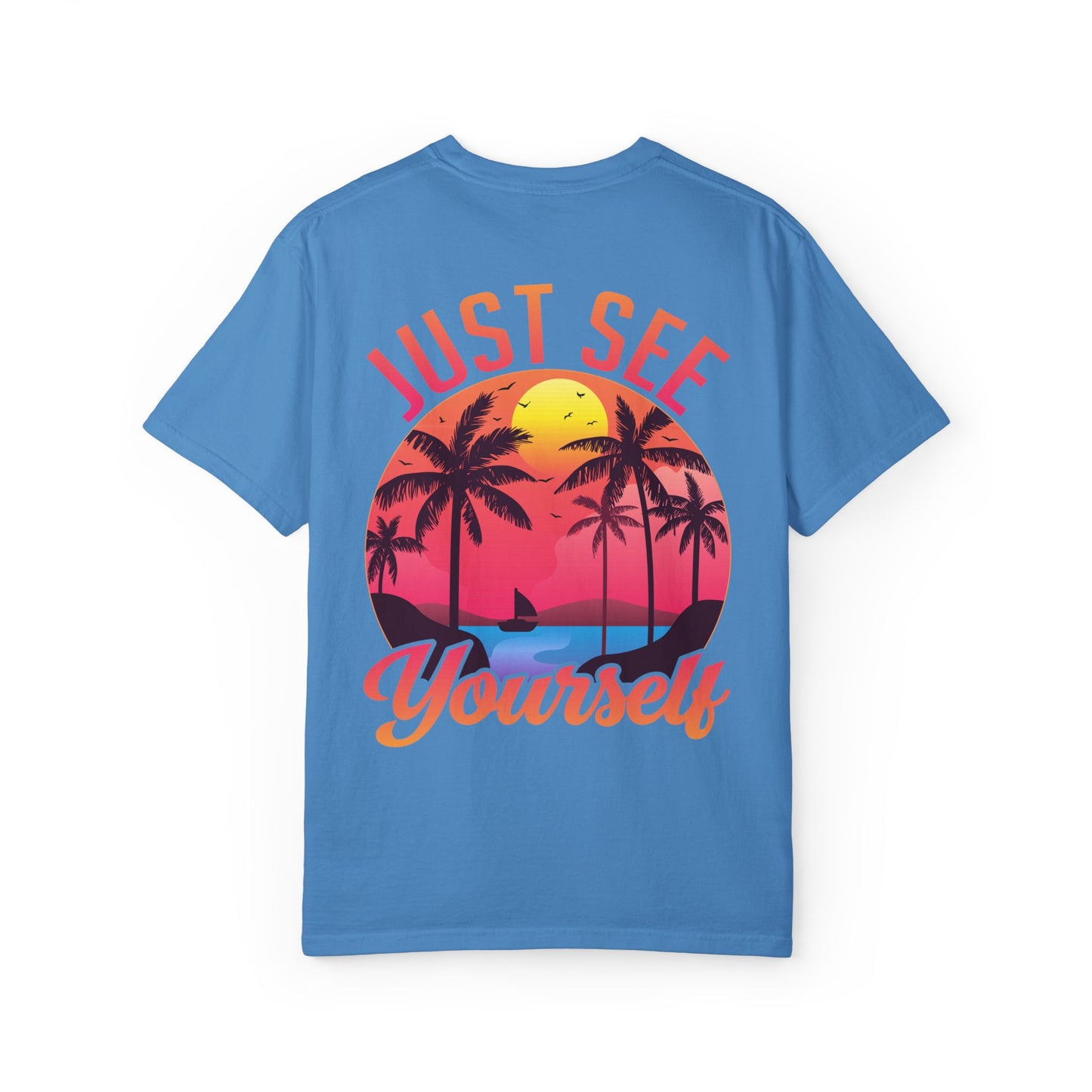 Tropical Vibes T-Shirt, Summer Casual Tee, Unisex Streetwear, Vacation Shirt, Beach Life Apparel, Gift for Travelers