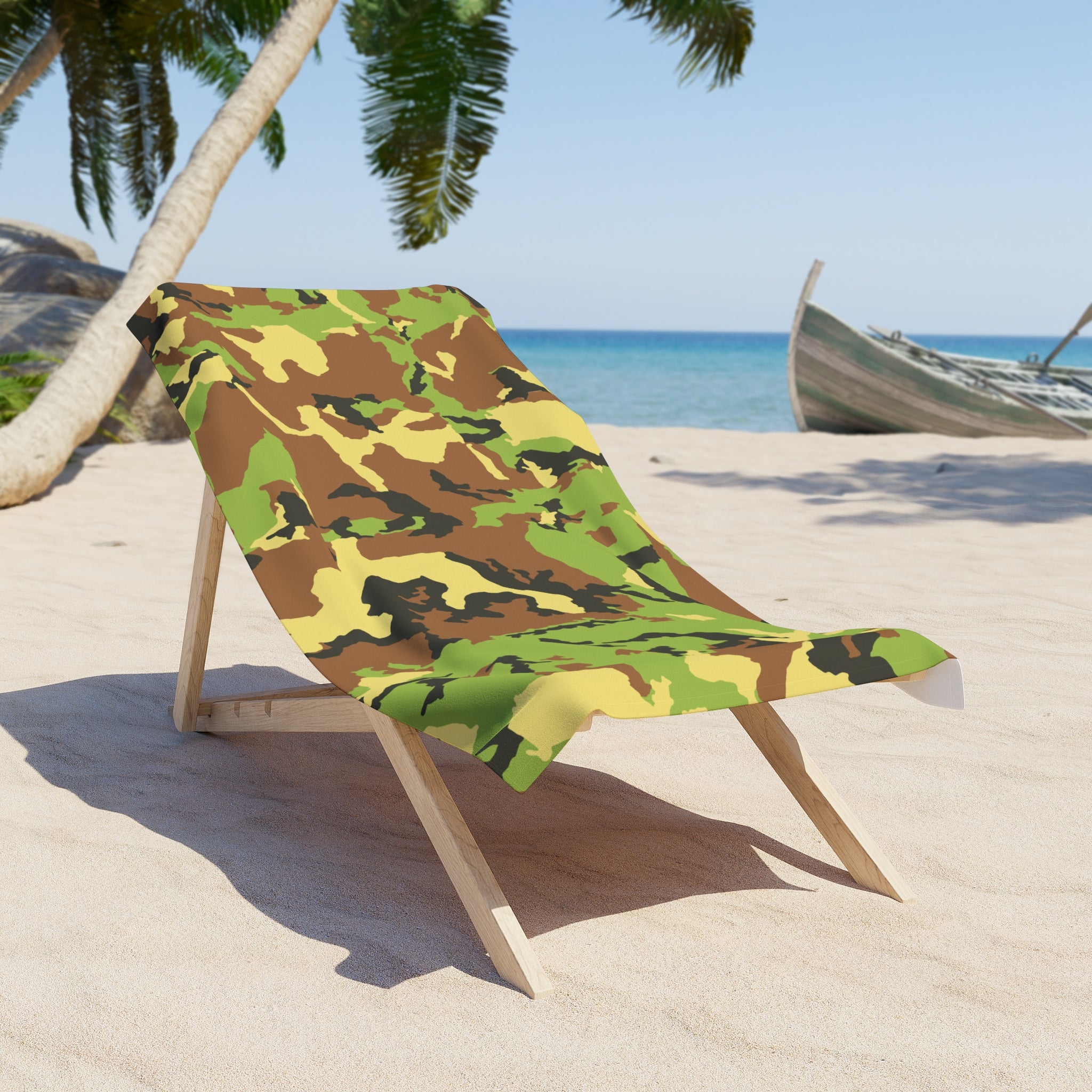 Camo Beach Towel - Ultimate Outdoor Accessory for Summer Fun