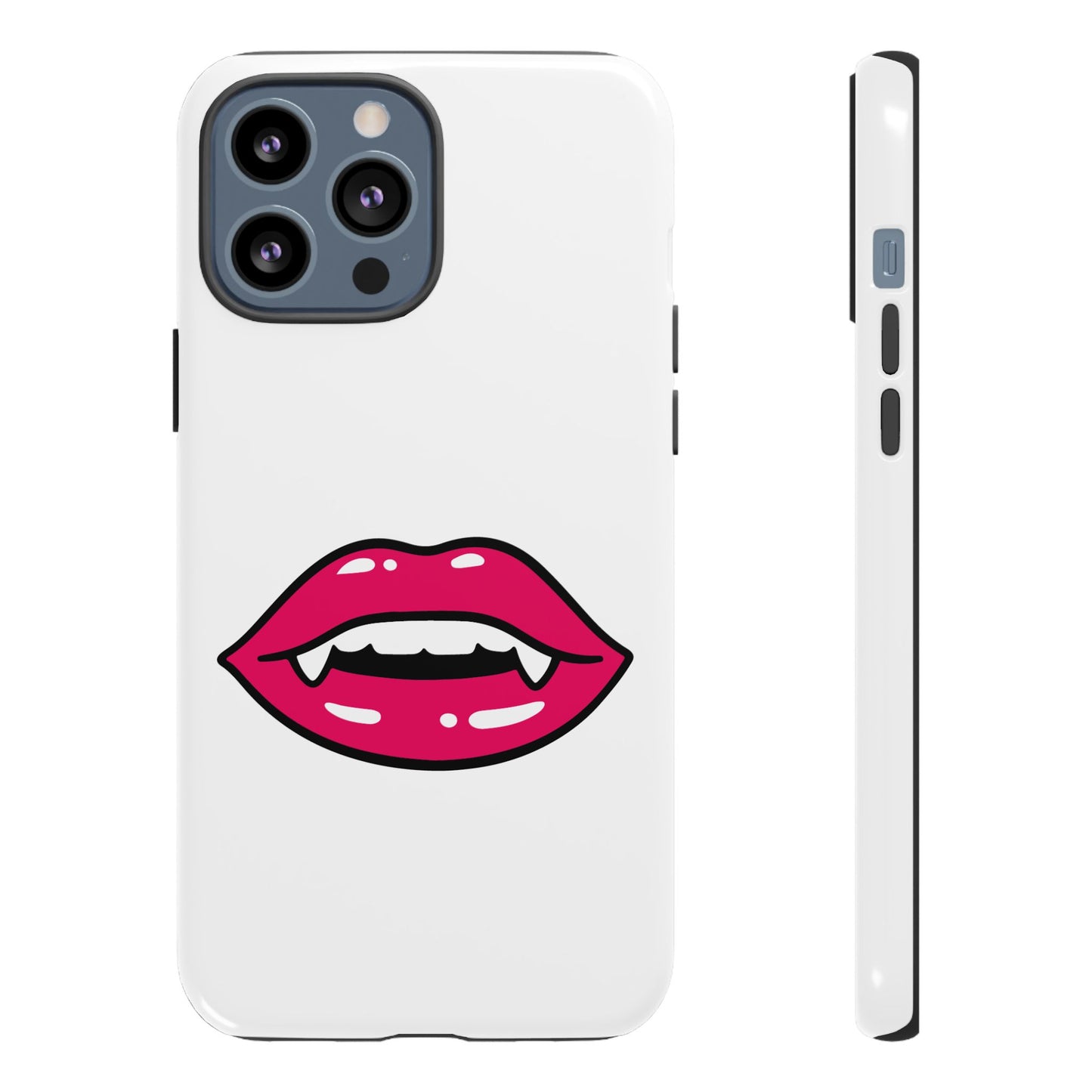 Vampire Mouth Phone Case - Tough Cases for Halloween, Gift for Spooky Lovers, Quirky Phone Accessories, Fun Tech Gear