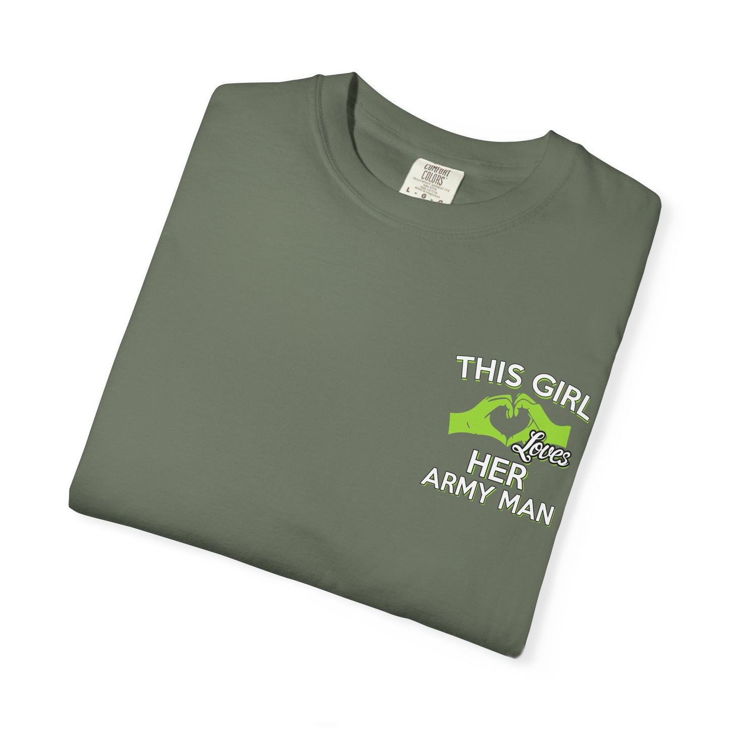 Army Wife Love T-shirt - Cute Gift for Military Girlfriends, Support Our Troops Apparel, Unisex Casual Tee, Army Partner
