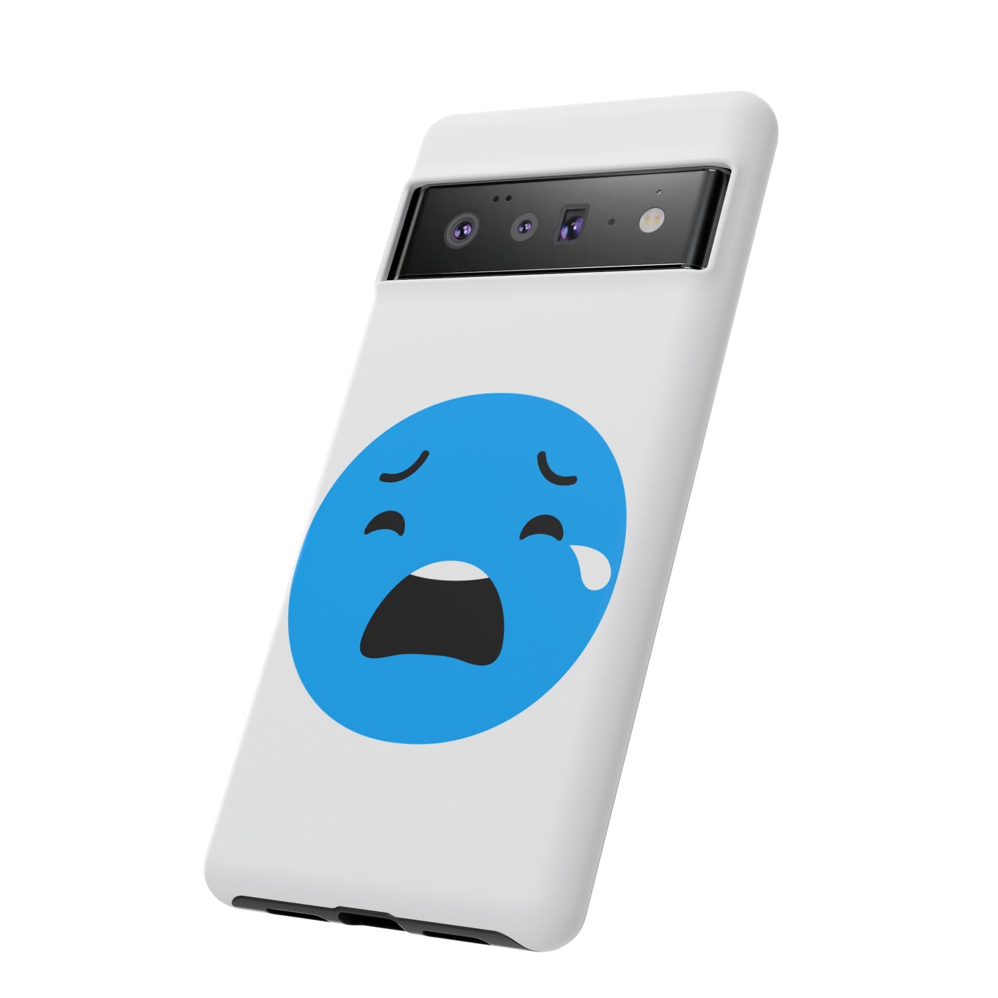 Funny Sad Face Phone Case - Tough and Stylish