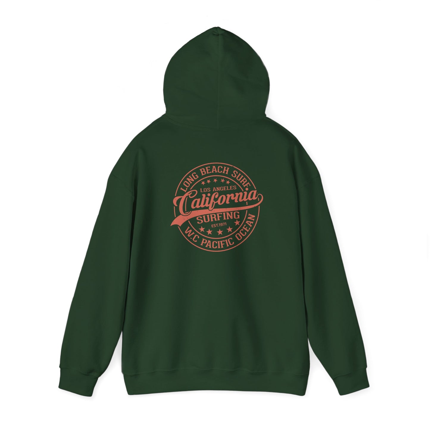 California Surf Hoodie, Cozy Sweatshirt for Beach Lovers, Perfect Gift for Surfers, Summer Vibes Apparel, Unisex Surfing