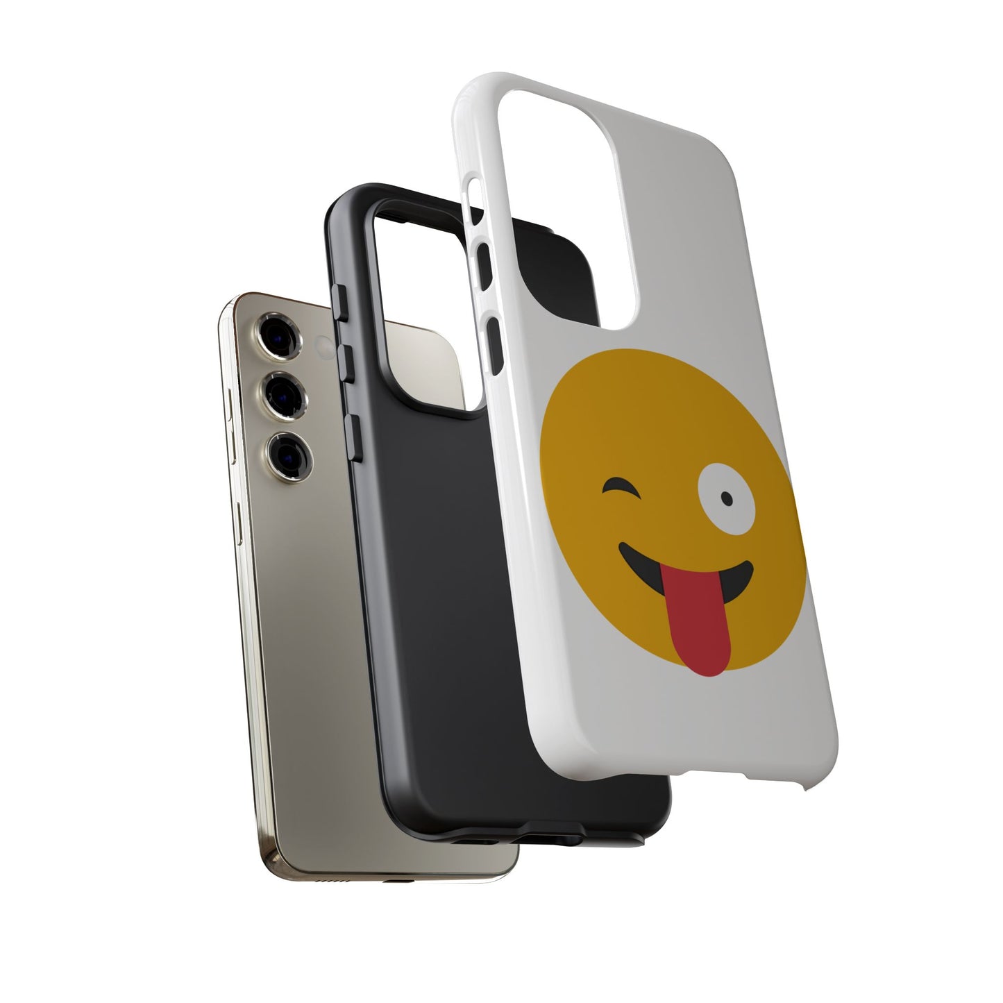 Playful Emoji Phone Case - Tough Cases for Fun Vibes
