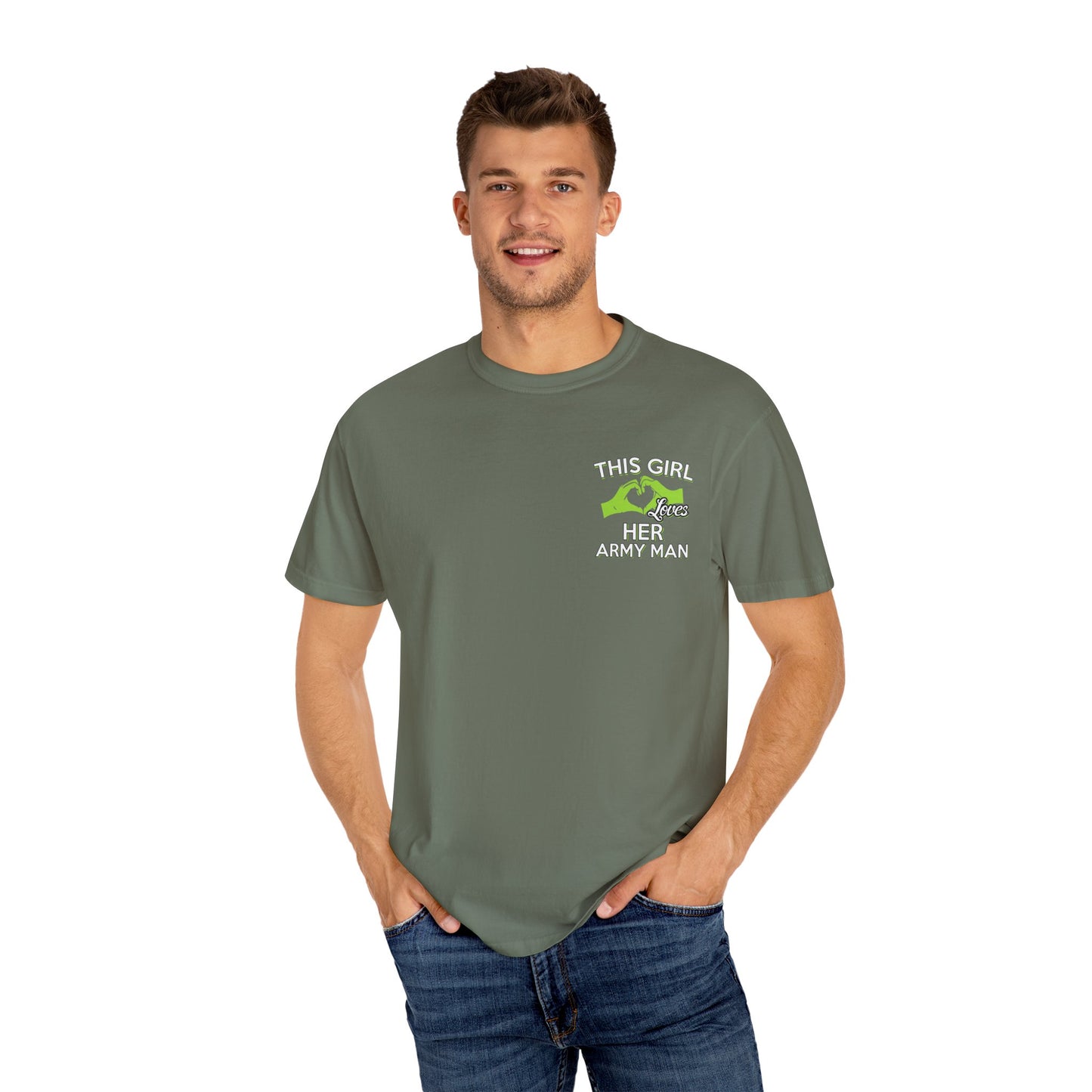Army Wife Love T-shirt - Cute Gift for Military Girlfriends, Support Our Troops Apparel, Unisex Casual Tee, Army Partner