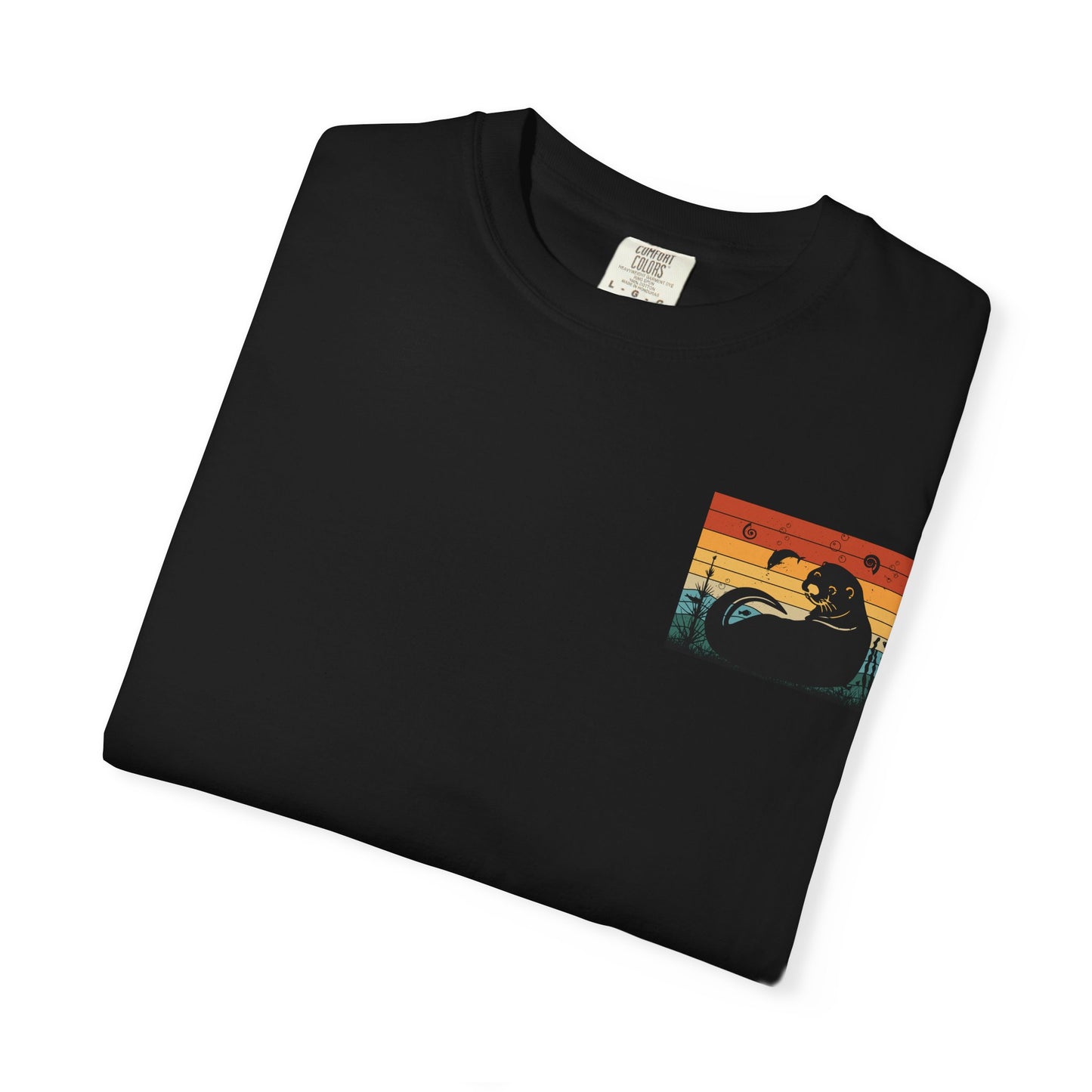 Retro Otter Graphic Unisex T-Shirt – Perfect for Animal Lovers