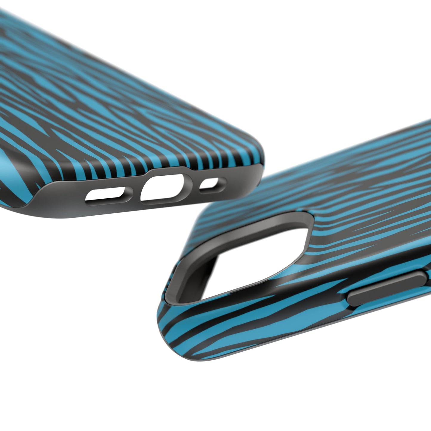Zebra Print Magnetic Tough Case for iPhone - Durable & Stylish Phone Protection