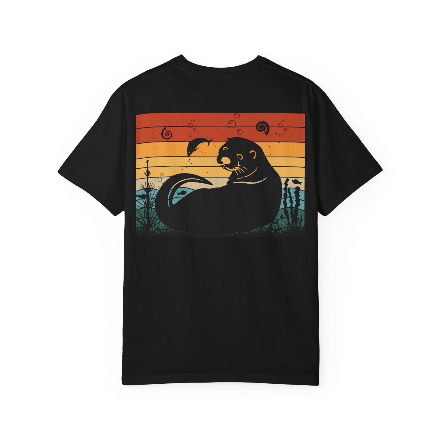 Retro Otter Graphic Unisex T-Shirt – Perfect for Animal Lovers