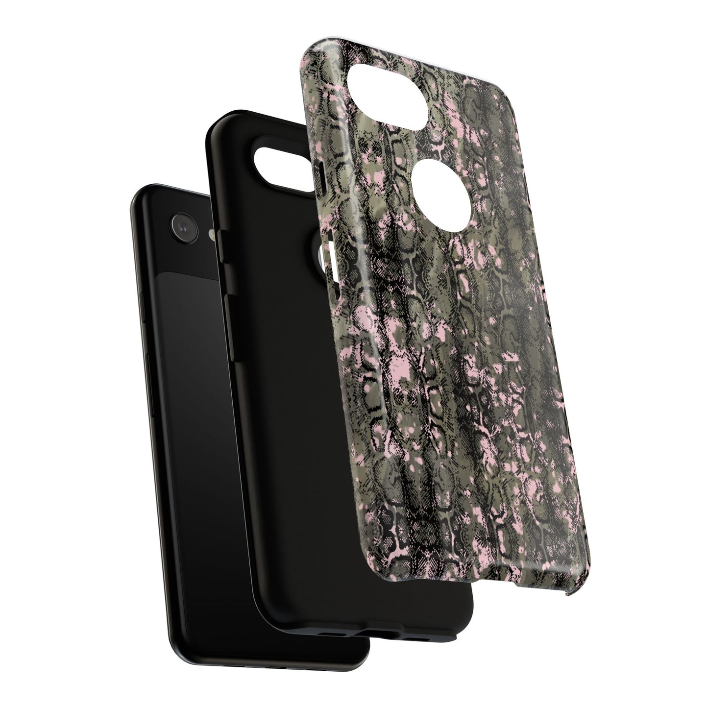 Camo Snake Pattern Phone Case – Rugged Protection Meets Bold Style Turn heads while protecting your phone with this fierce camo snake pattern case—where urban edge meets outdoor grit.