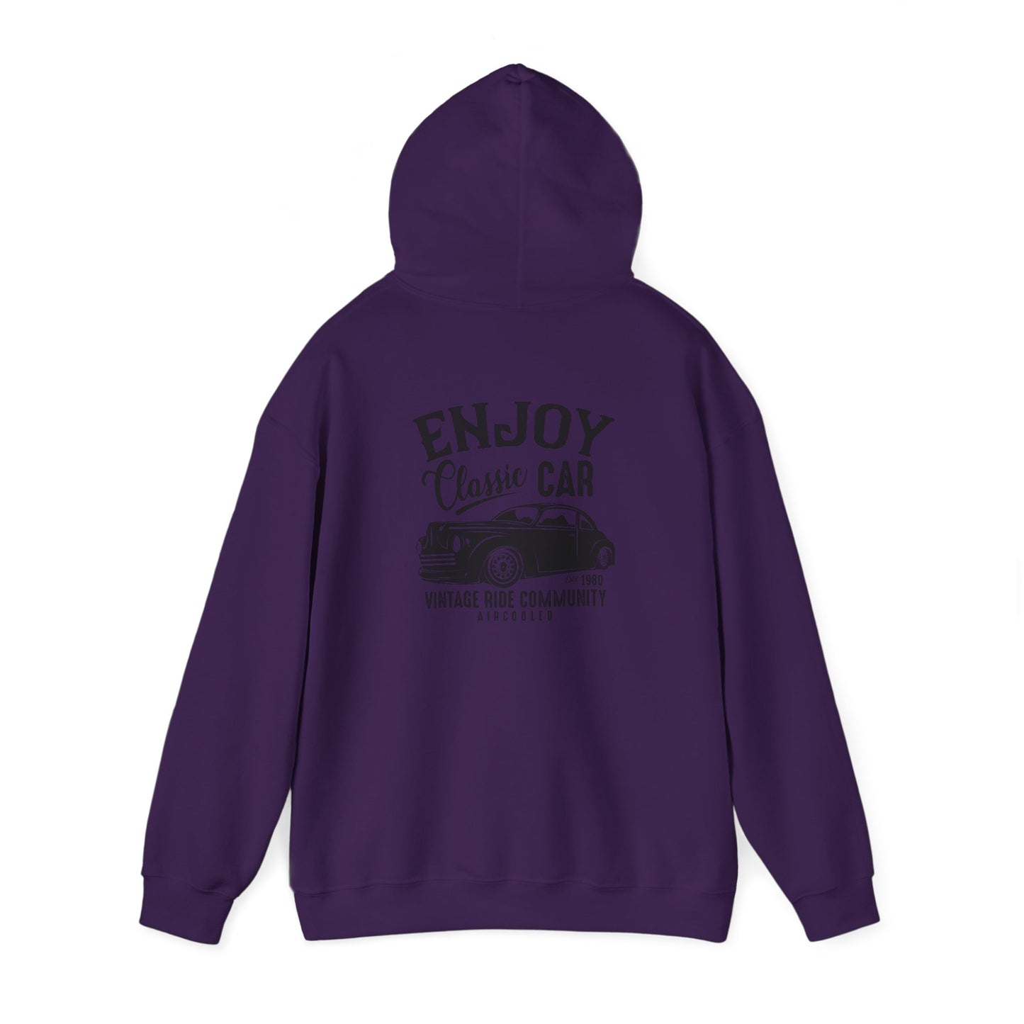 Vintage Car Lover's Hoodie - Enjoy Classic Car Design