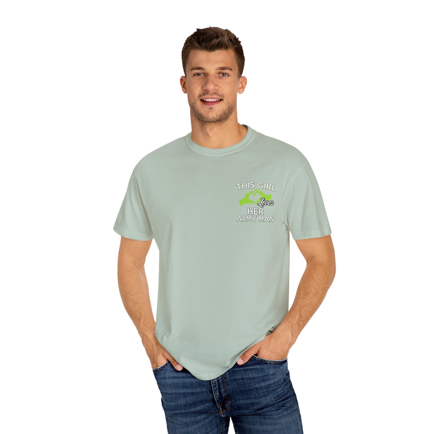 Army Wife Love T-shirt - Cute Gift for Military Girlfriends, Support Our Troops Apparel, Unisex Casual Tee, Army Partner