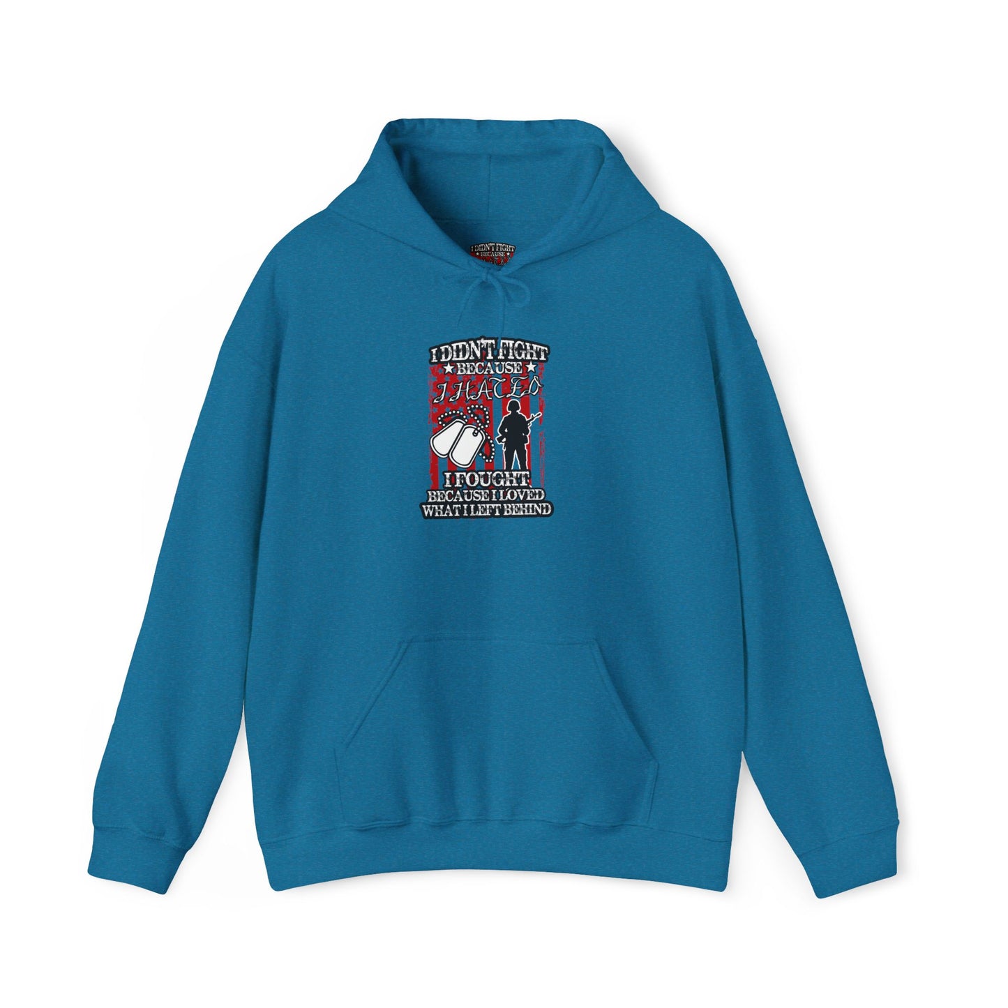 Military Supporter Hoodie, Patriotic Sweatshirt, Independence Day Gift, Veteran Clothing, USA Flag Apparel