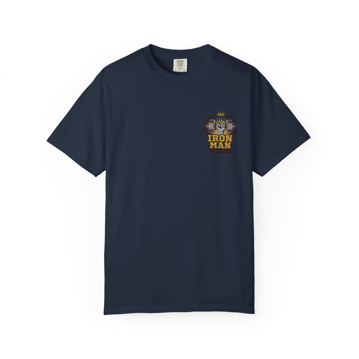 Unisex Iron Man Fitness Center T-Shirt - Motivational Workout Tee
