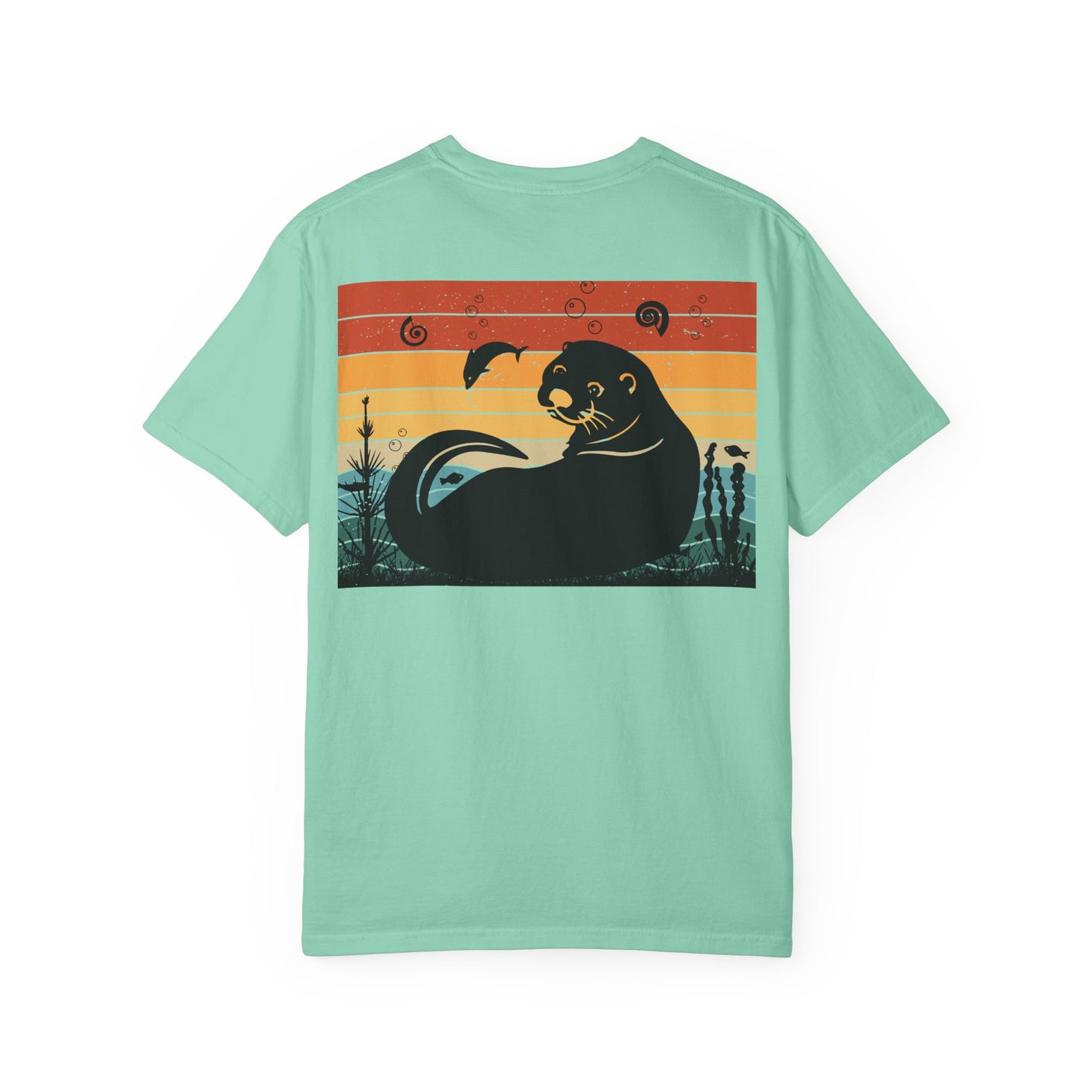 Retro Otter Graphic Unisex T-Shirt – Perfect for Animal Lovers