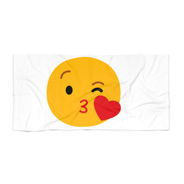 Playful Emoji Beach Towel - Perfect for Summer Fun & Relaxation