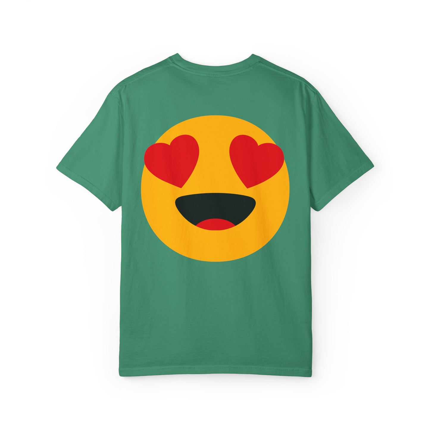 Love Emoji Garment-Dyed Unisex T-Shirt | Perfect for Valentine's Day & Casual Wear