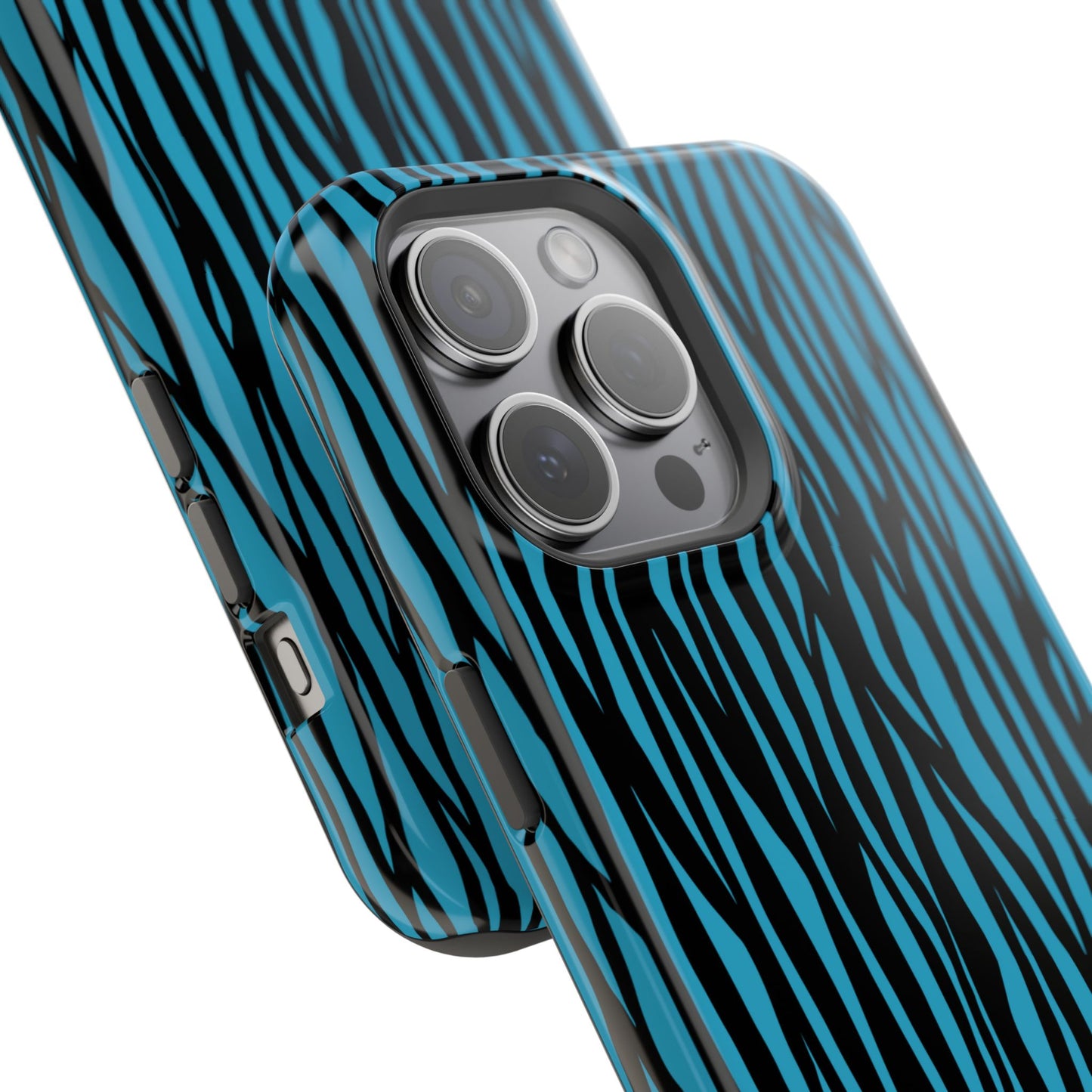 Zebra Print Magnetic Tough Case for iPhone - Durable & Stylish Phone Protection