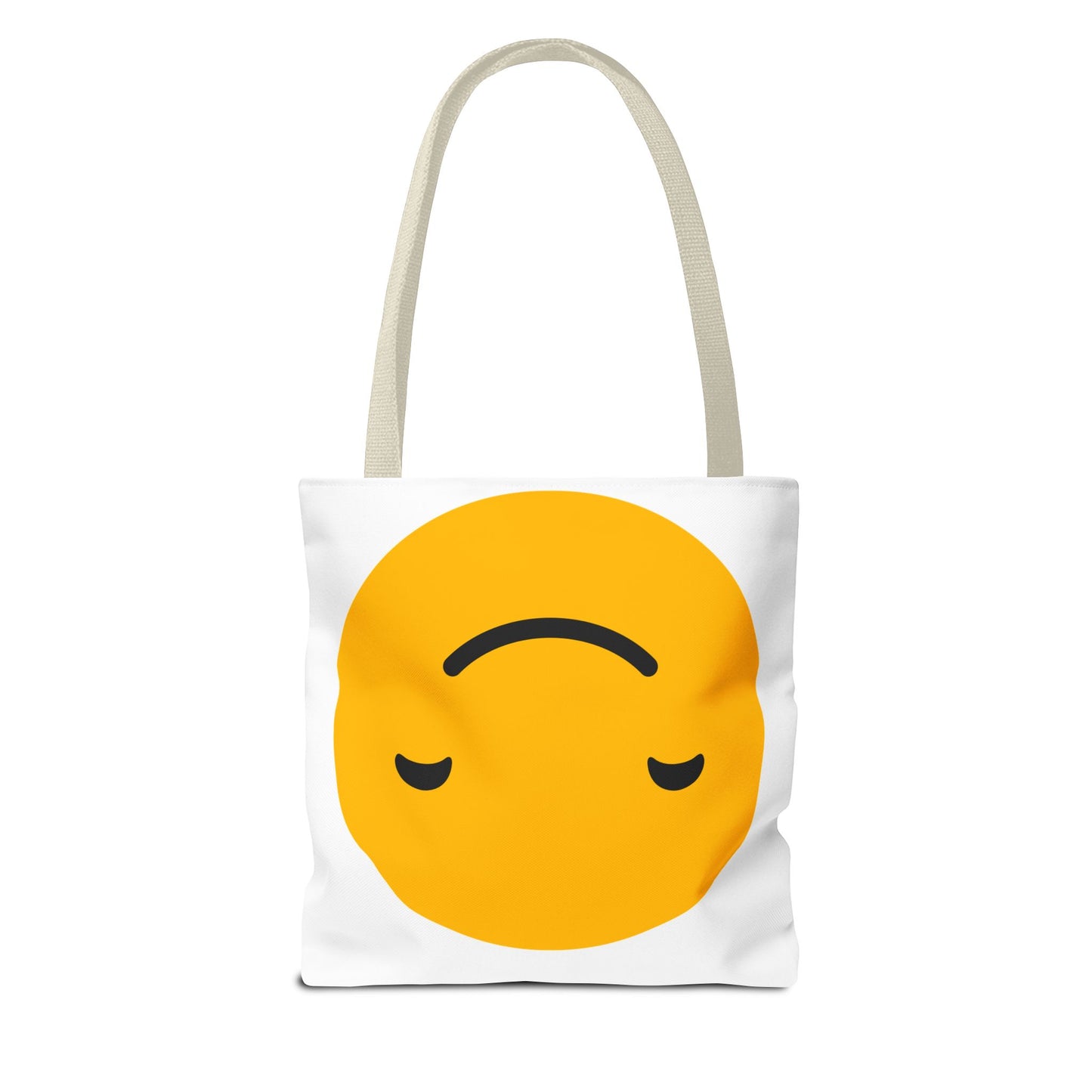 Smile & Frown Reversible Tote Bag - Cute Canvas Bag for Everyday Use