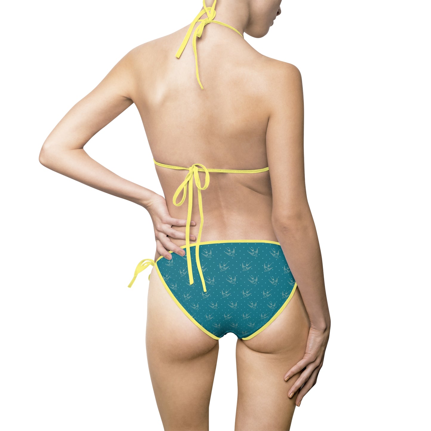 Anchor Print Women's Bikini Swimsuit - Stylish Beachwear for Summer Fun