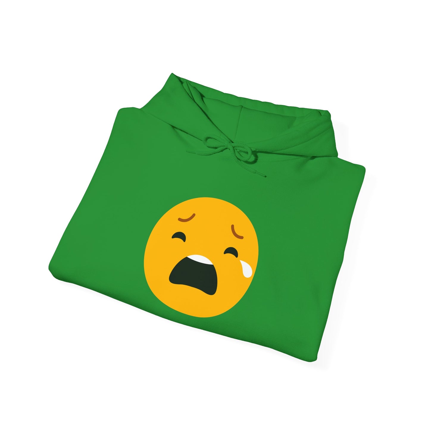 Unisex Heavy Blend™ Sad Emoji Hoodie - Cozy & Expressive Sweatshirt