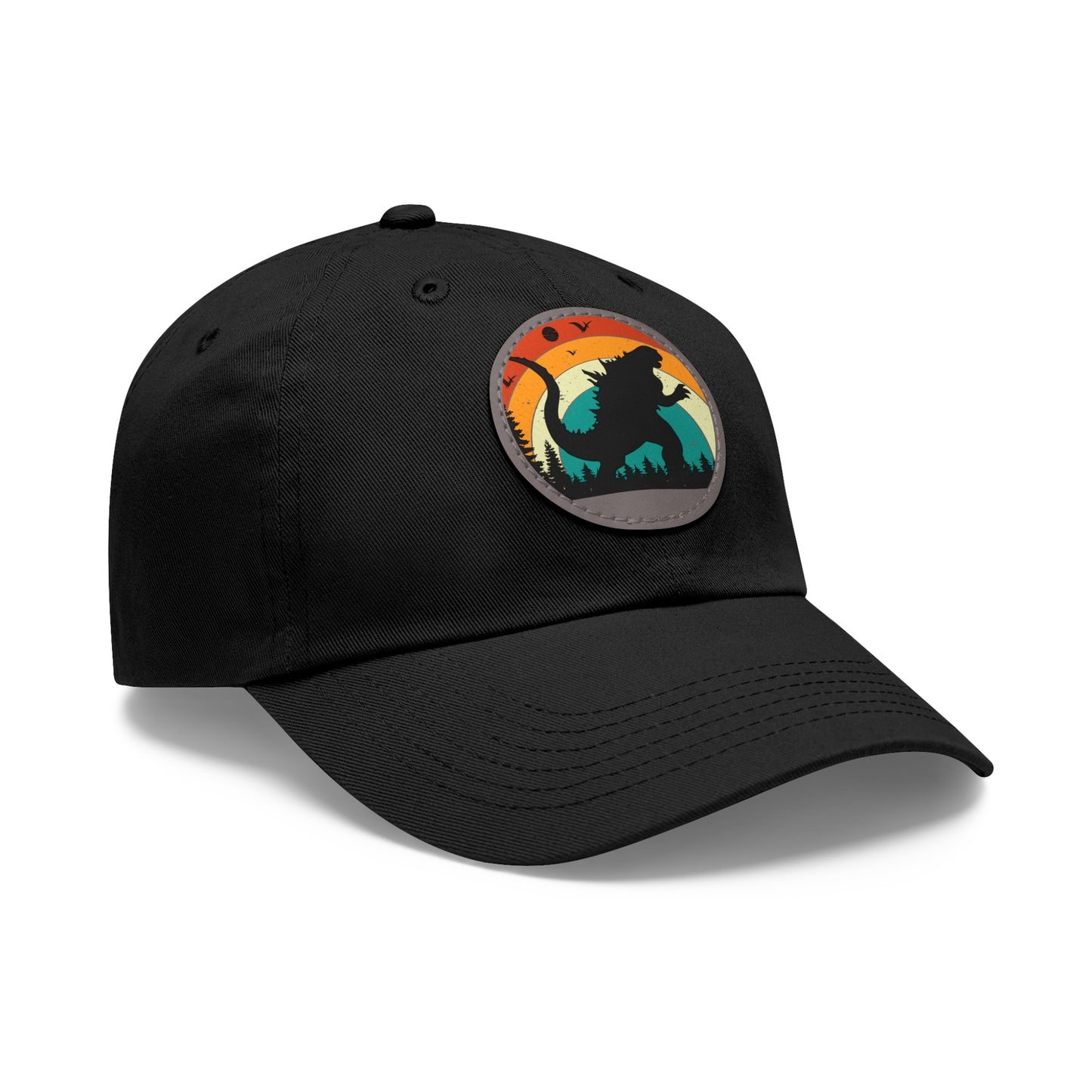 Adventure Dad Hat with Leather Patch – Perfect for Outdoor Enthusiasts