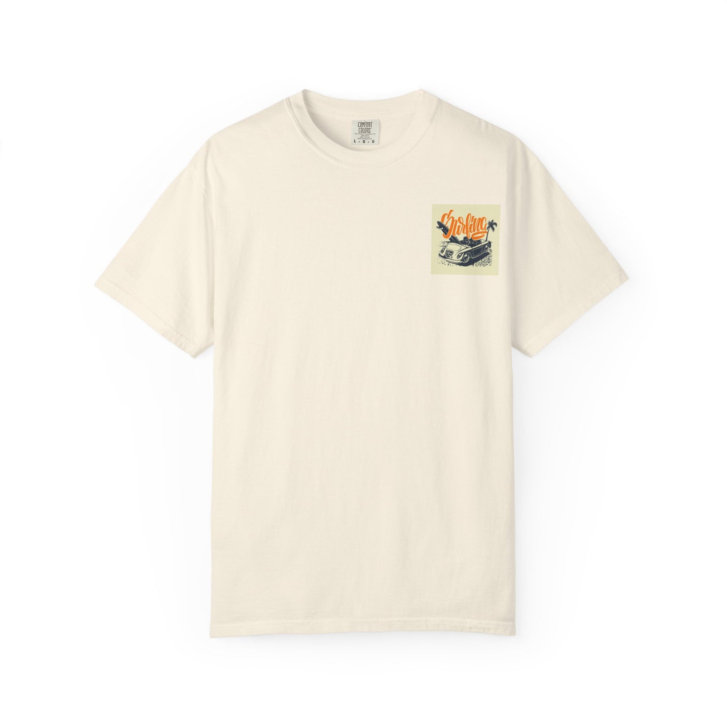 Retro Surfing Unisex T-Shirt, Beach Vibe Tee, Summer Casual Wear, Vacation Shirt, Surf Lover Gift, Ocean Adventure Top