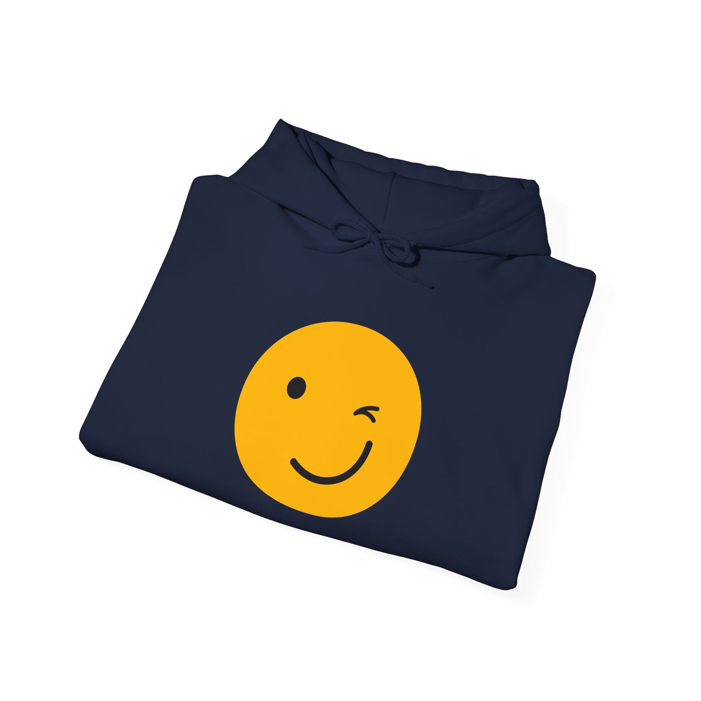 Smiley Face Unisex Hooded Sweatshirt - Fun and Cozy