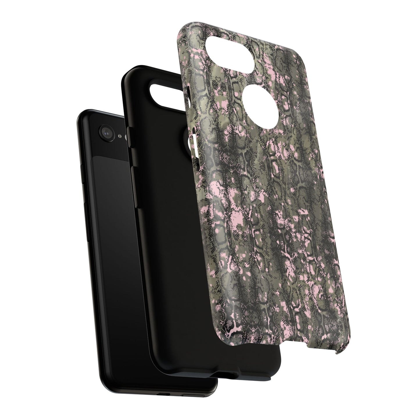 Camo Snake Pattern Phone Case – Rugged Protection Meets Bold Style Turn heads while protecting your phone with this fierce camo snake pattern case—where urban edge meets outdoor grit.