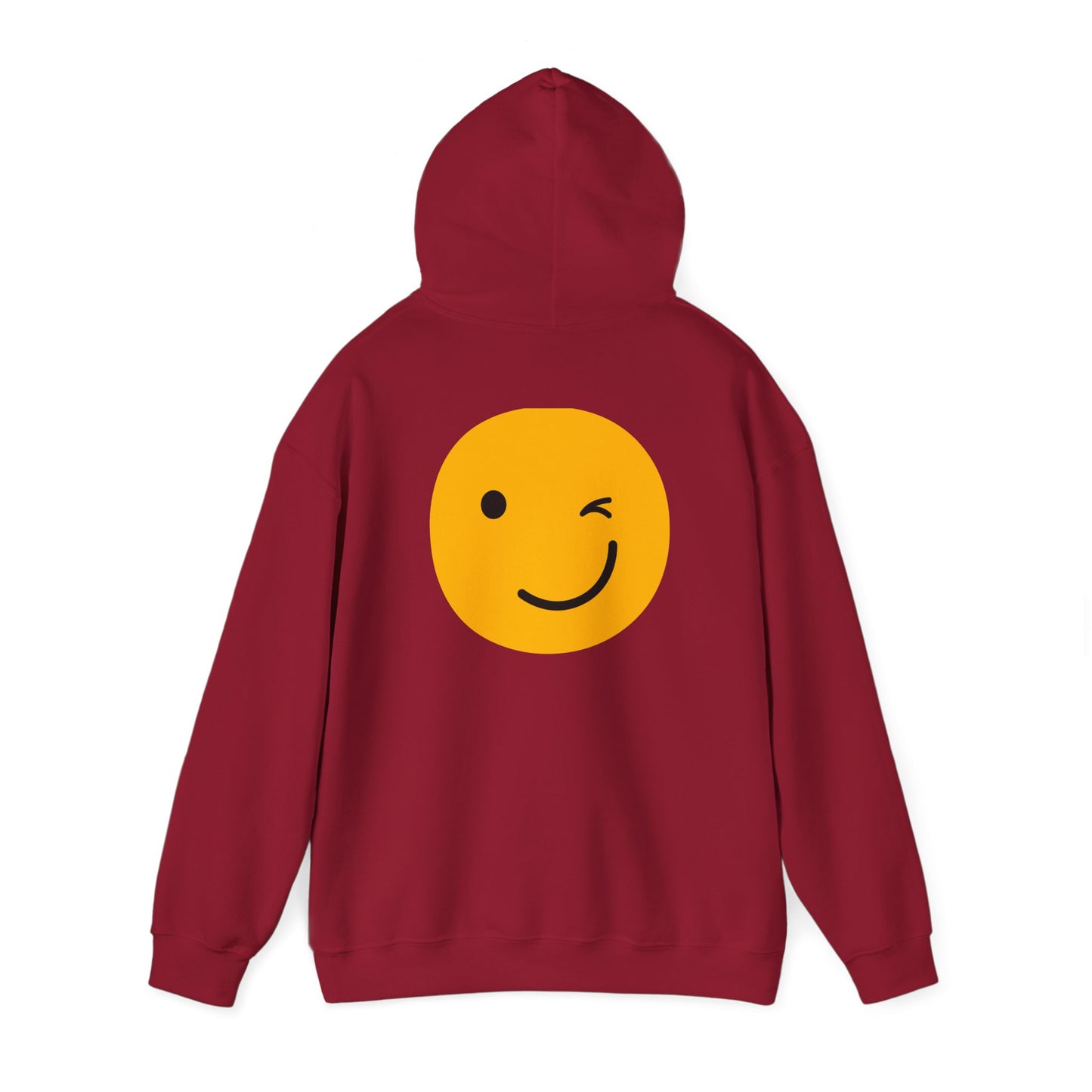 Smiley Face Unisex Hooded Sweatshirt - Fun and Cozy