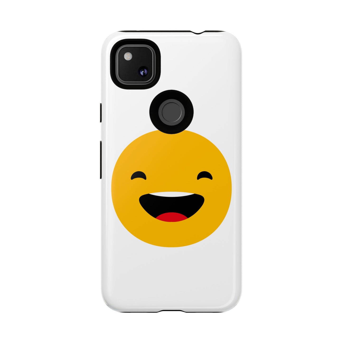 Happy Face Tough Phone Case - Durable Protection with Smile Design