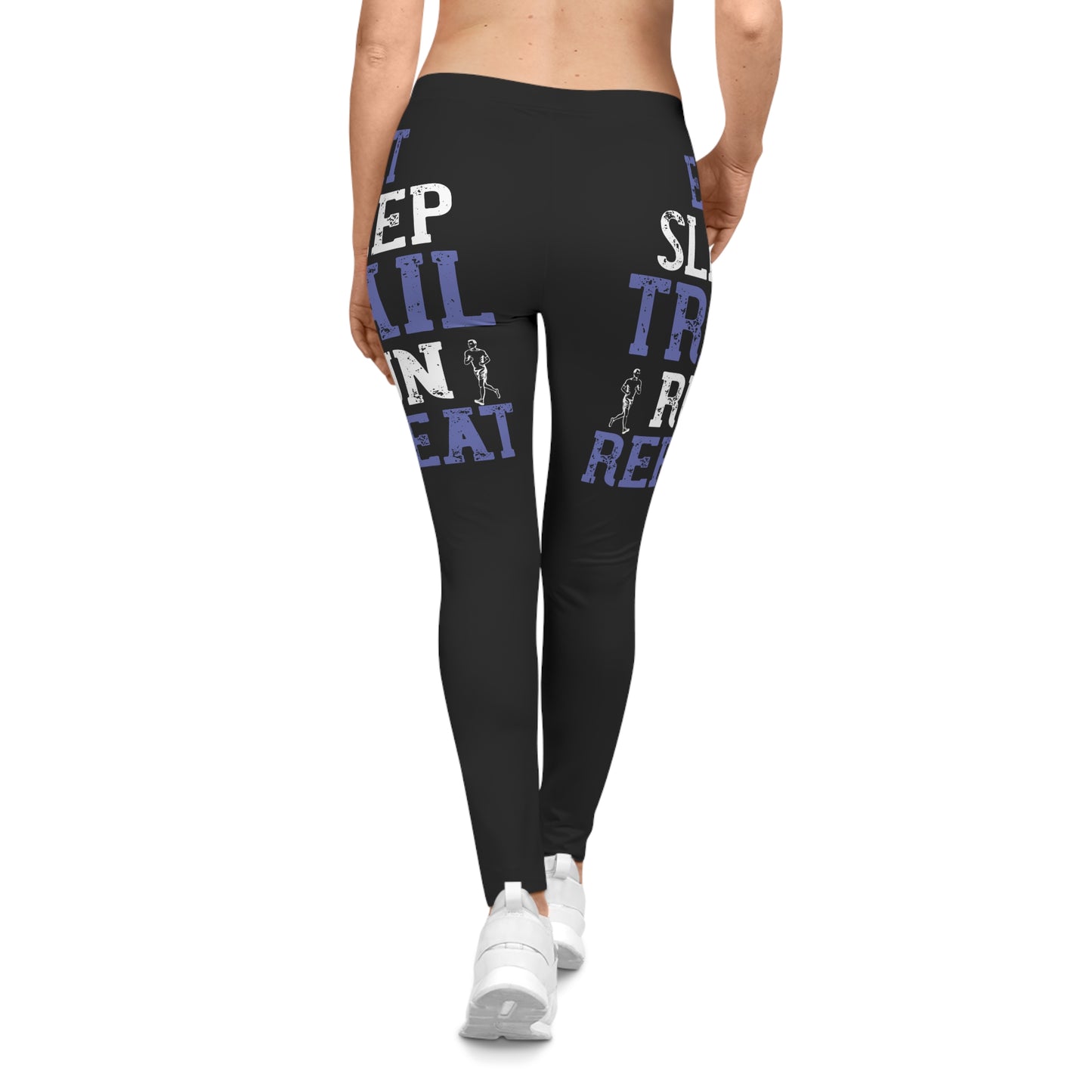 Women's Fitness Leggings with Motivational Print - Perfect for Running, Yoga, Gym, Athleisure, and Gifts
